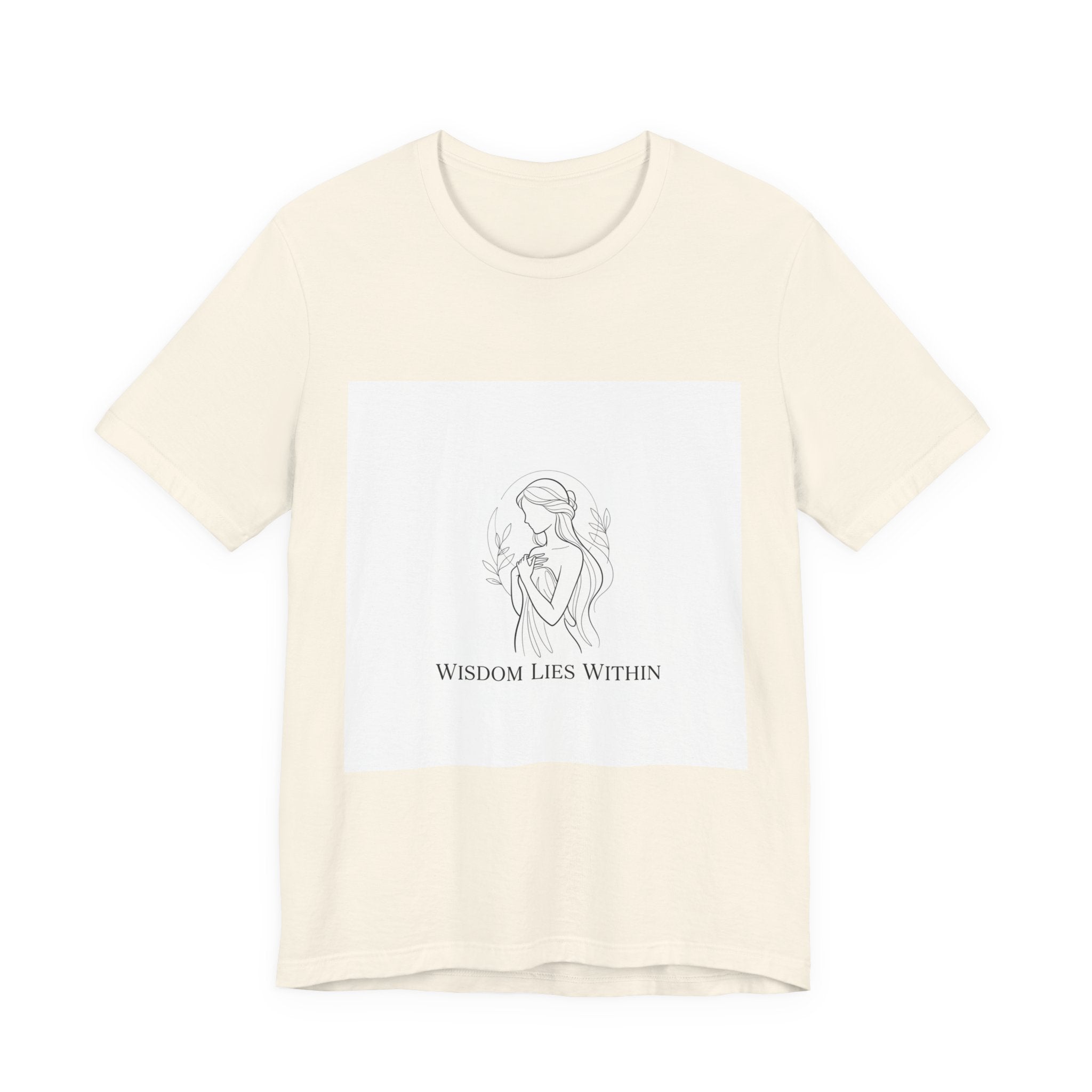 Wisdom Lies Within Tee | Mythic Minimalism, stoic philosophy art
