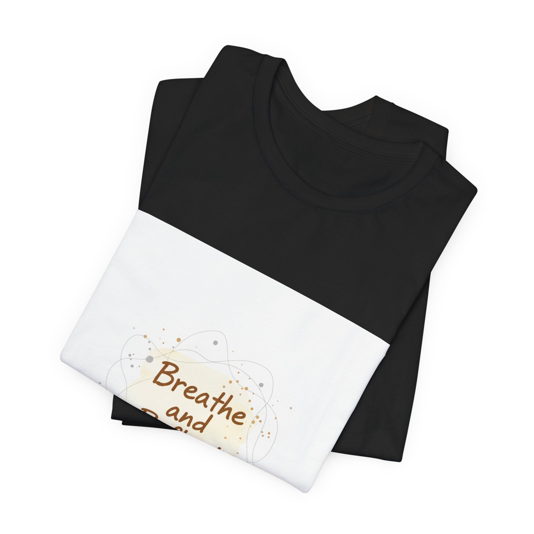 Breathe and Reflect Tee | note to self shirt, handwritten reminder