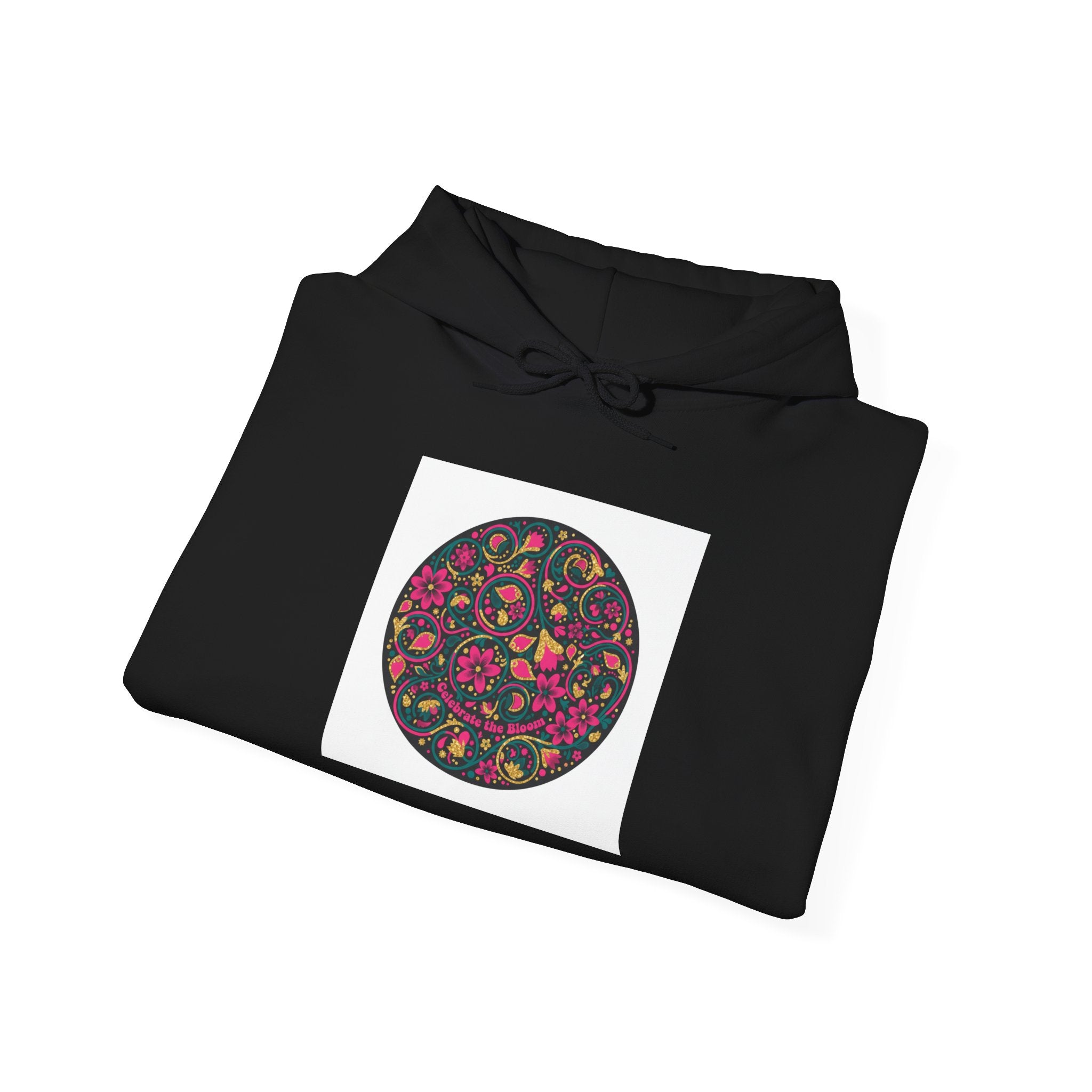 Disco Floral Paisley Hoodie | 70s Revival Maximalist Boho