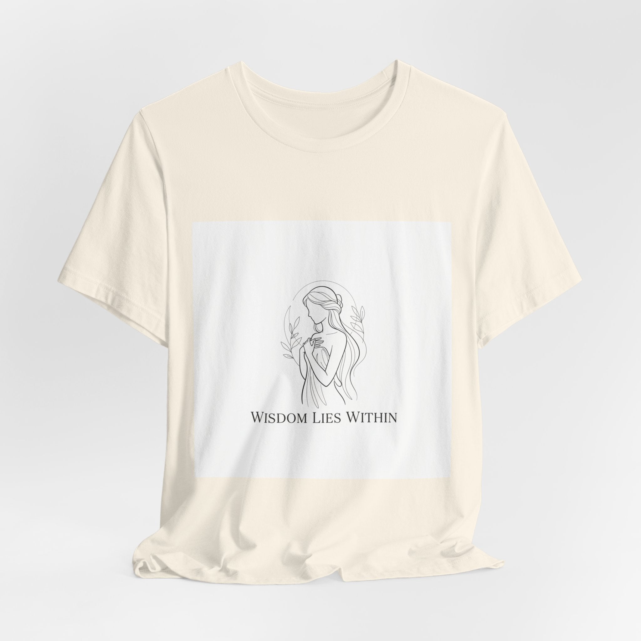 Wisdom Lies Within Tee | Mythic Minimalism, stoic philosophy art