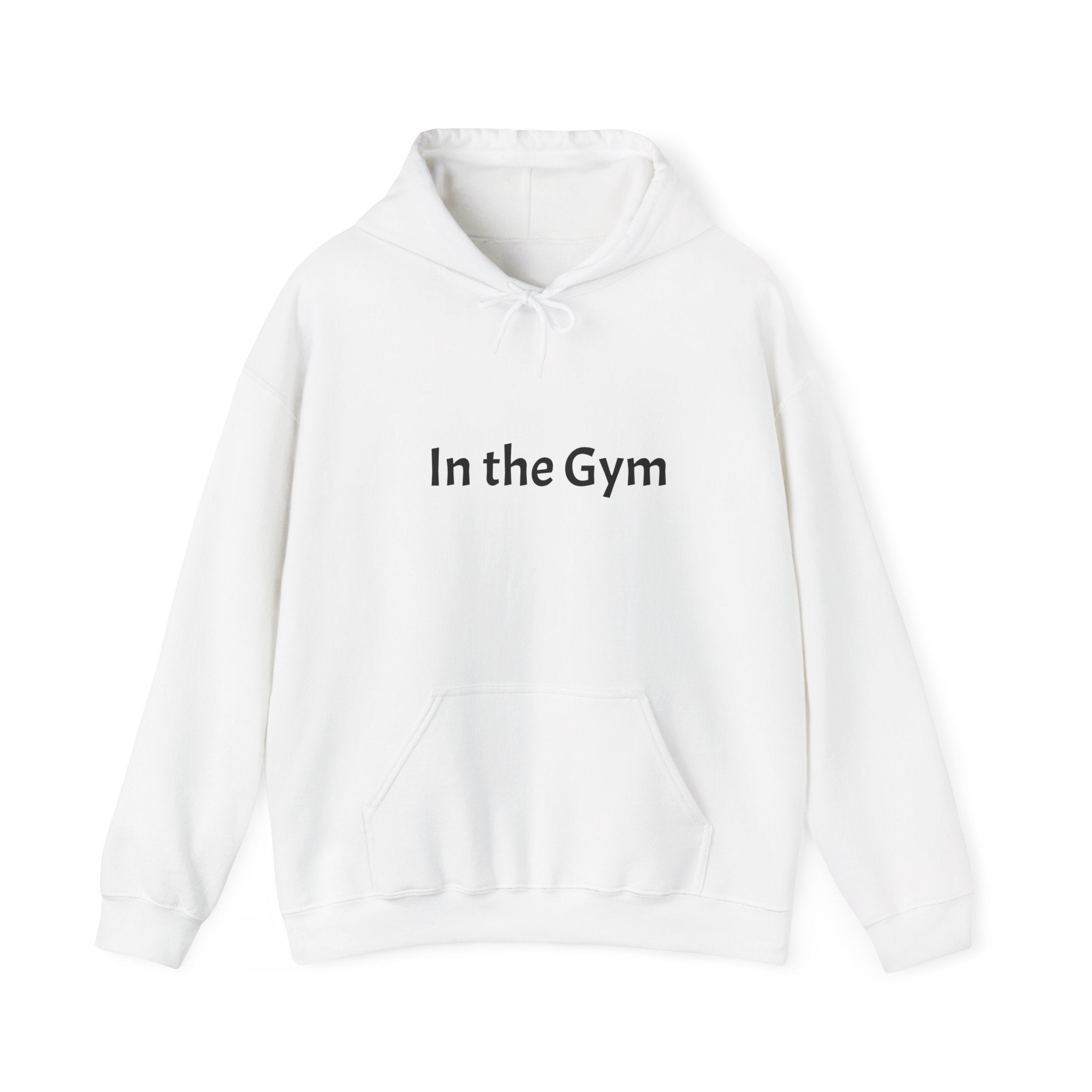 In the Gym Hoodie — Minimal Fitness Sweatshirt