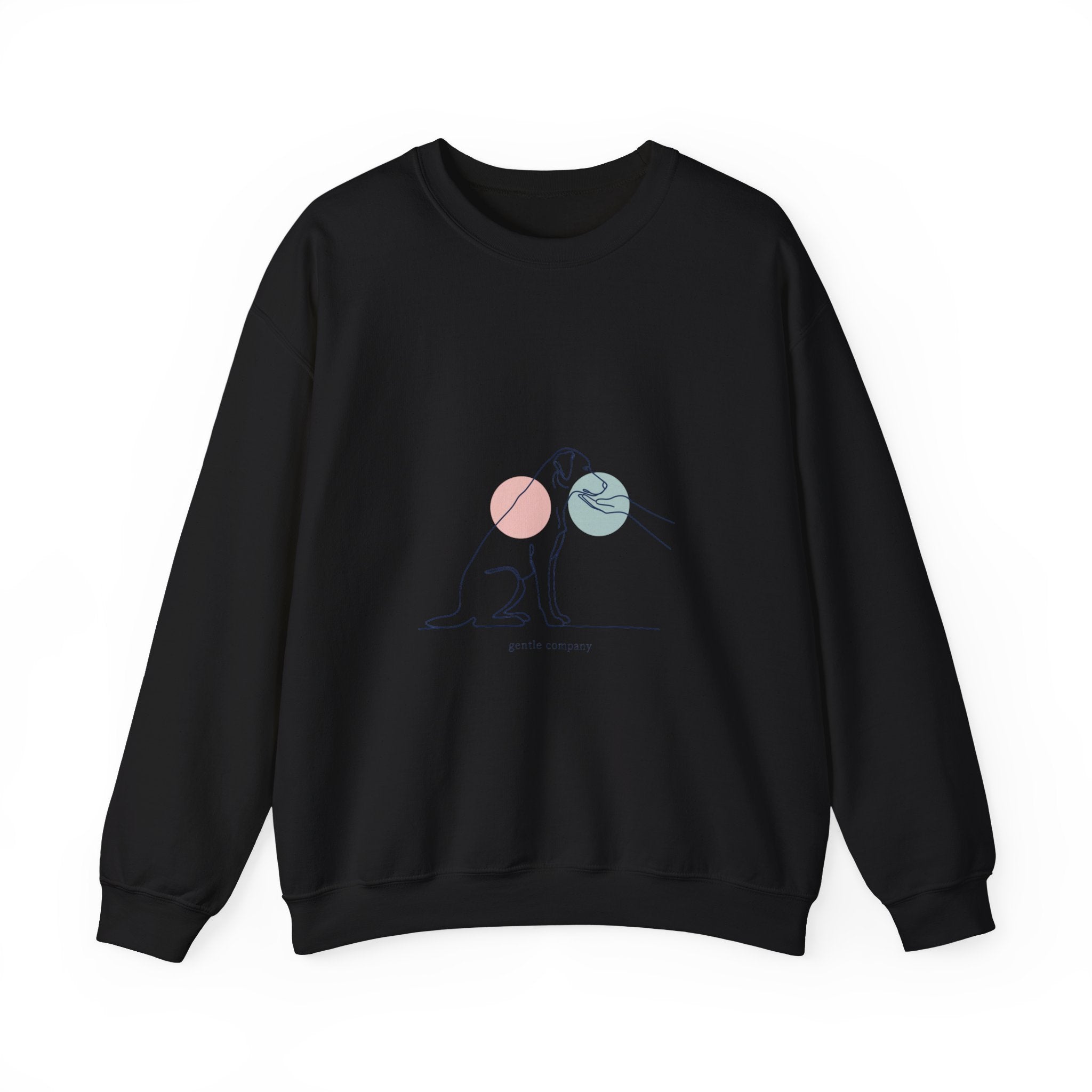 Minimal One-Line Dog Outline Sweatshirt | Minimal Pet Art, Pet Outline Design