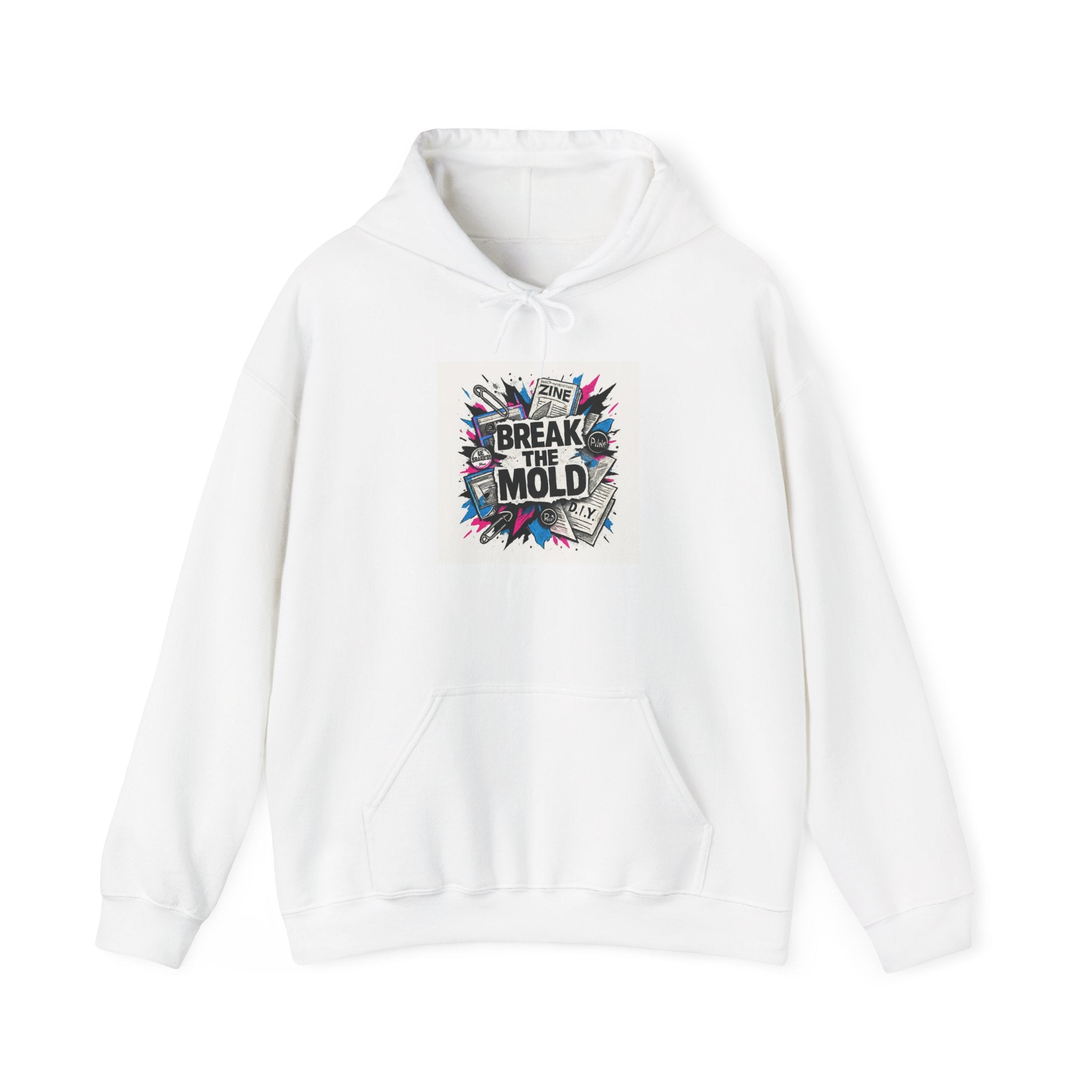 Break the Mold Graphic Hoodie – Motivational Streetwear Pullover