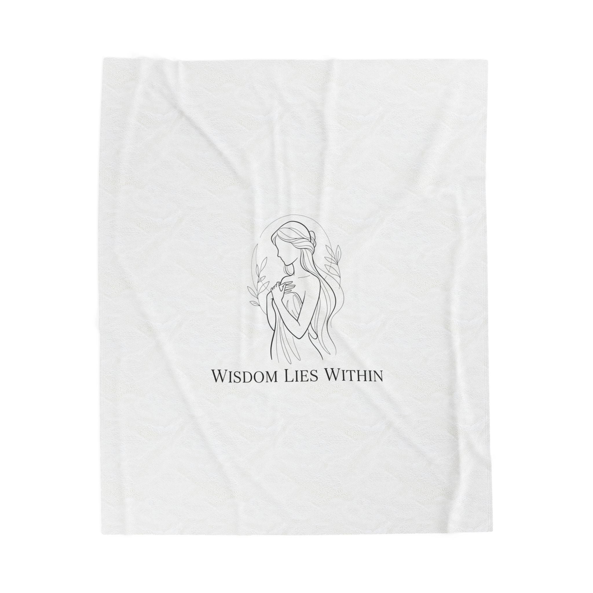 Wisdom Lies Within Blanket | Mythic Design, Stoic Philosophy Art