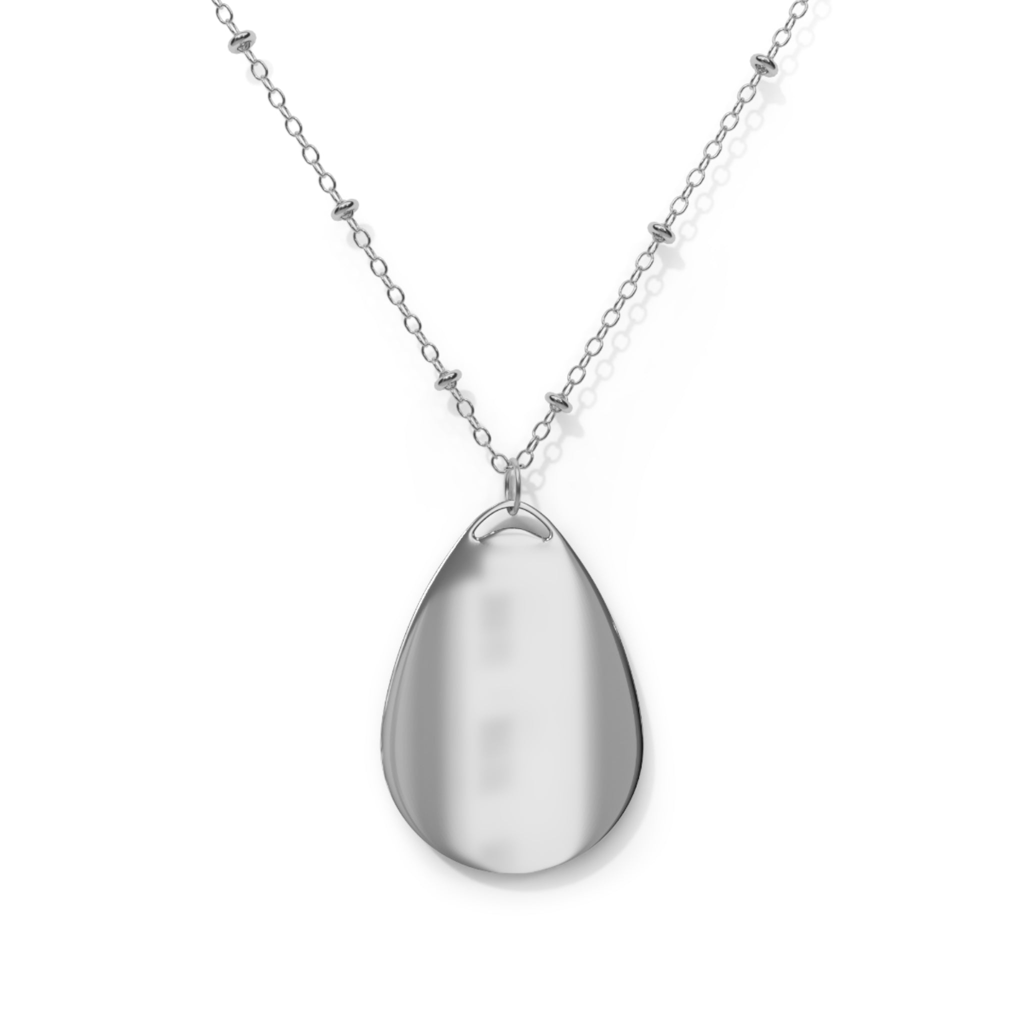 Oval Necklace — 'You Are Literally The Only Person I Like' Heart Pendant Necklace