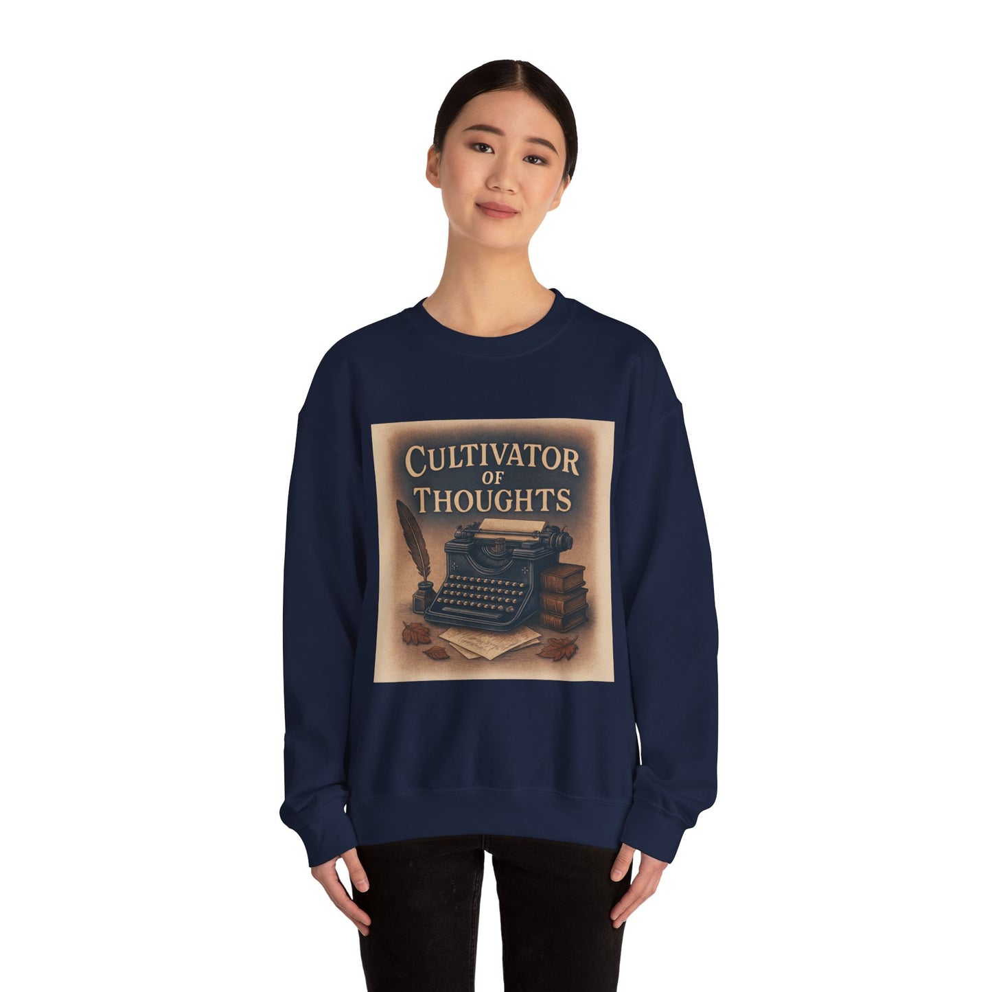 Cultivator of Thoughts Sweatshirt - Typewriter Writer Crewneck