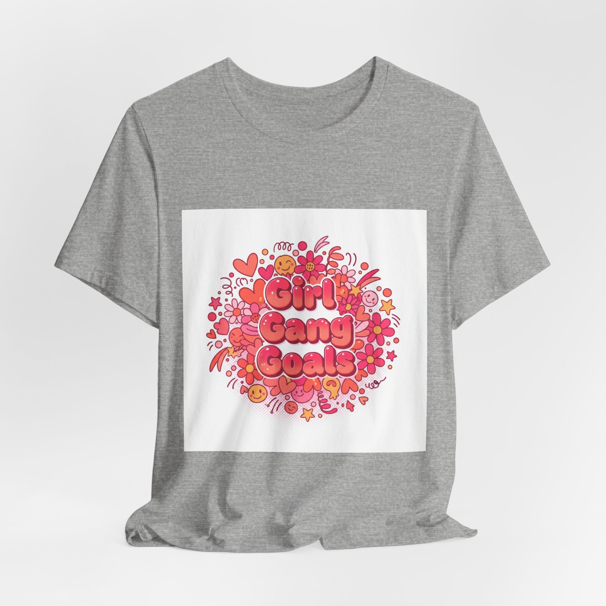 Girl Gang Goals Tee | Galentine's Squad Vibes, Female Friendship Art