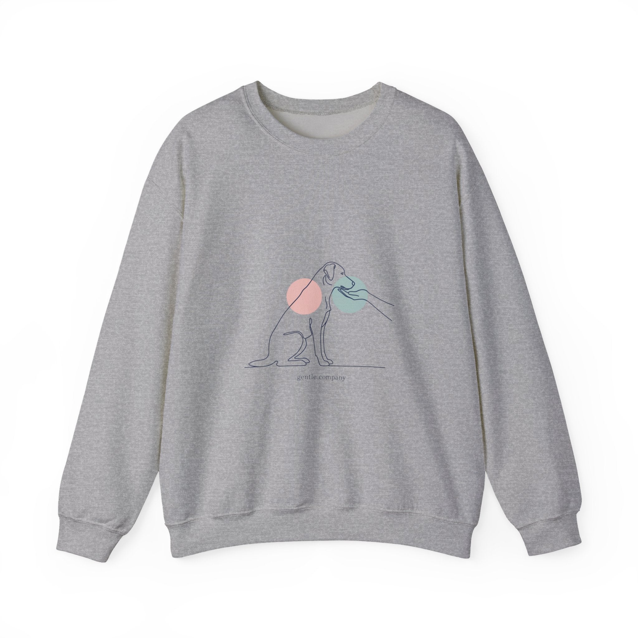 Minimal One-Line Dog Outline Sweatshirt | Minimal Pet Art, Pet Outline Design