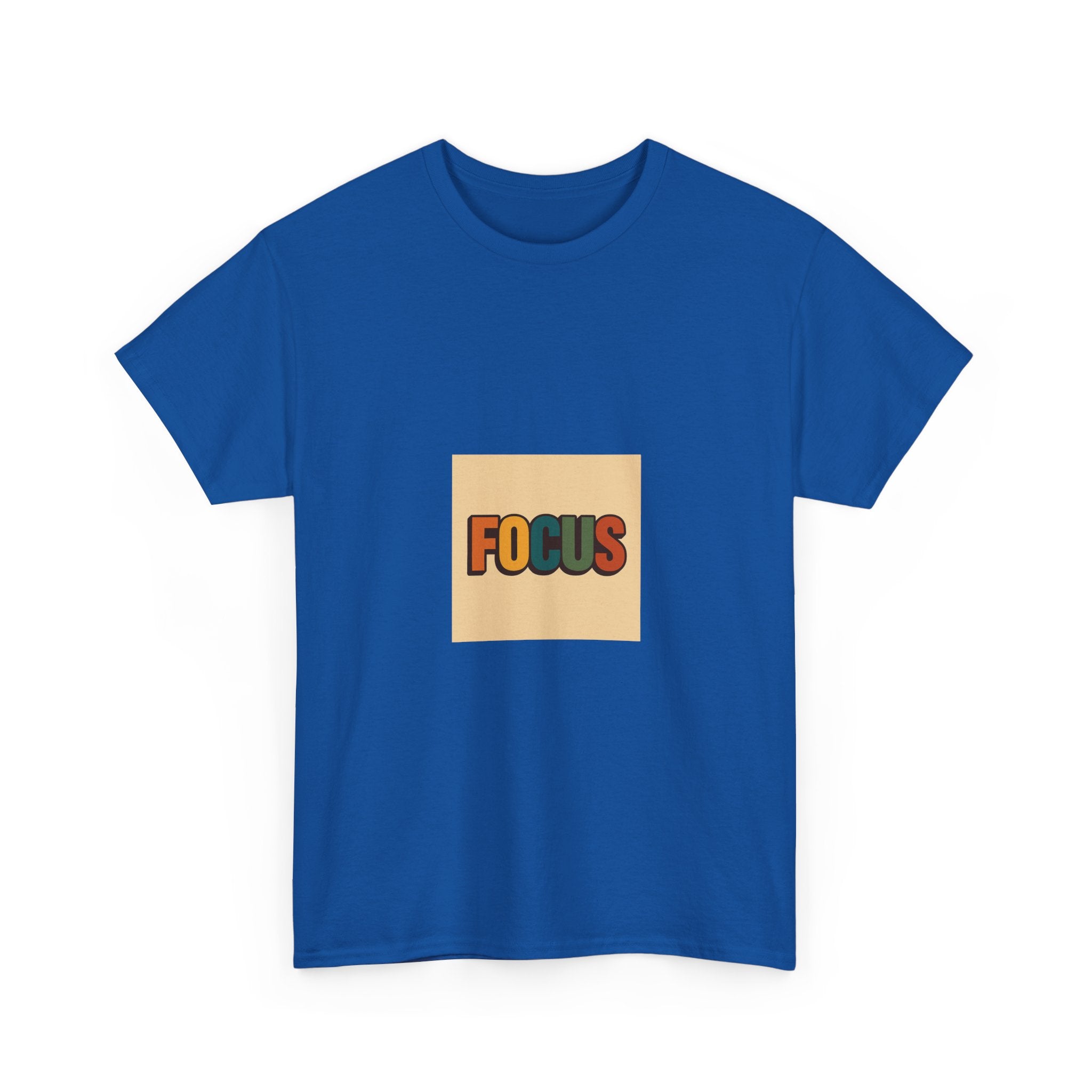 Focus Graphic Tee — Minimalist Motivational Cotton T-Shirt