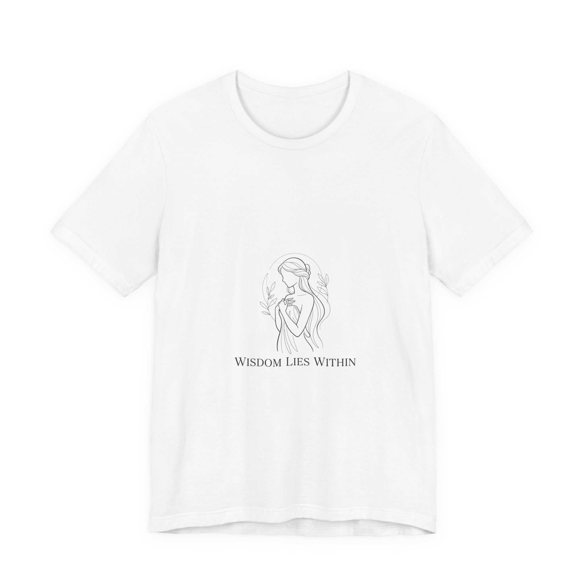 Wisdom Lies Within Tee | Mythic Minimalism, stoic philosophy art
