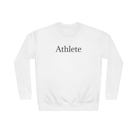 Athlete Crewneck Sweatshirt — Minimal Athletic Graphic Pullover