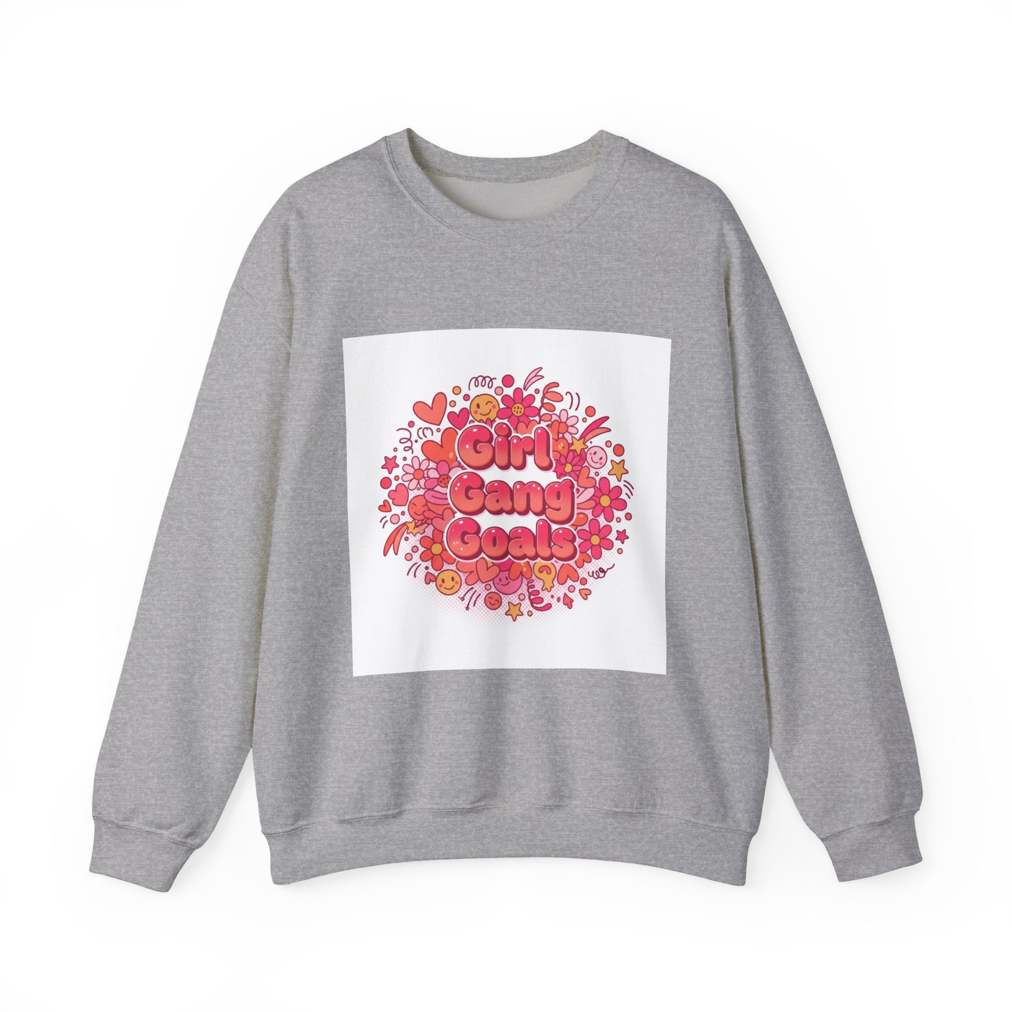 Girl Gang Goals Crewneck Sweatshirt | Galentine’s Squad Vibes, Female Friendship
