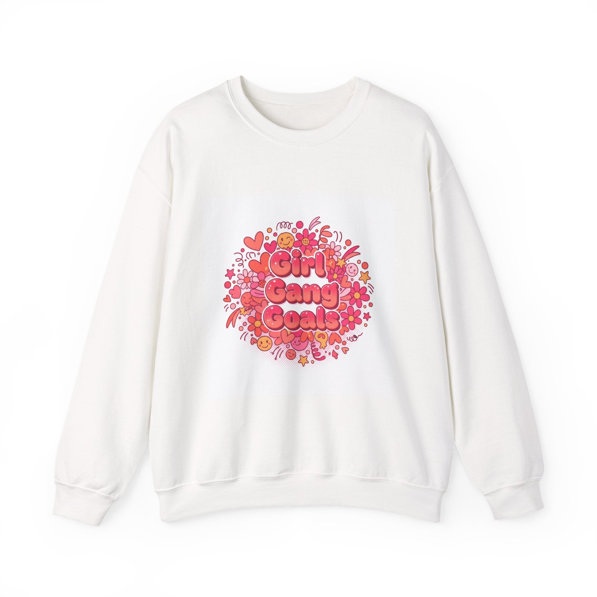 Girl Gang Goals Crewneck Sweatshirt | Galentine’s Squad Vibes, Female Friendship