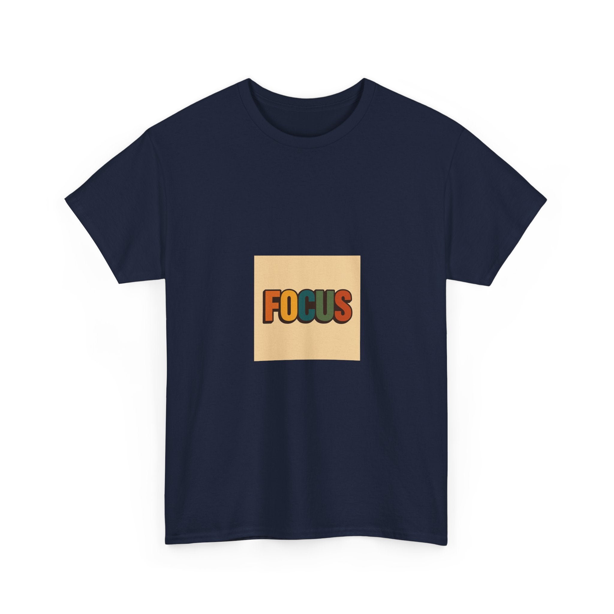 Focus Graphic Tee — Minimalist Motivational Cotton T-Shirt