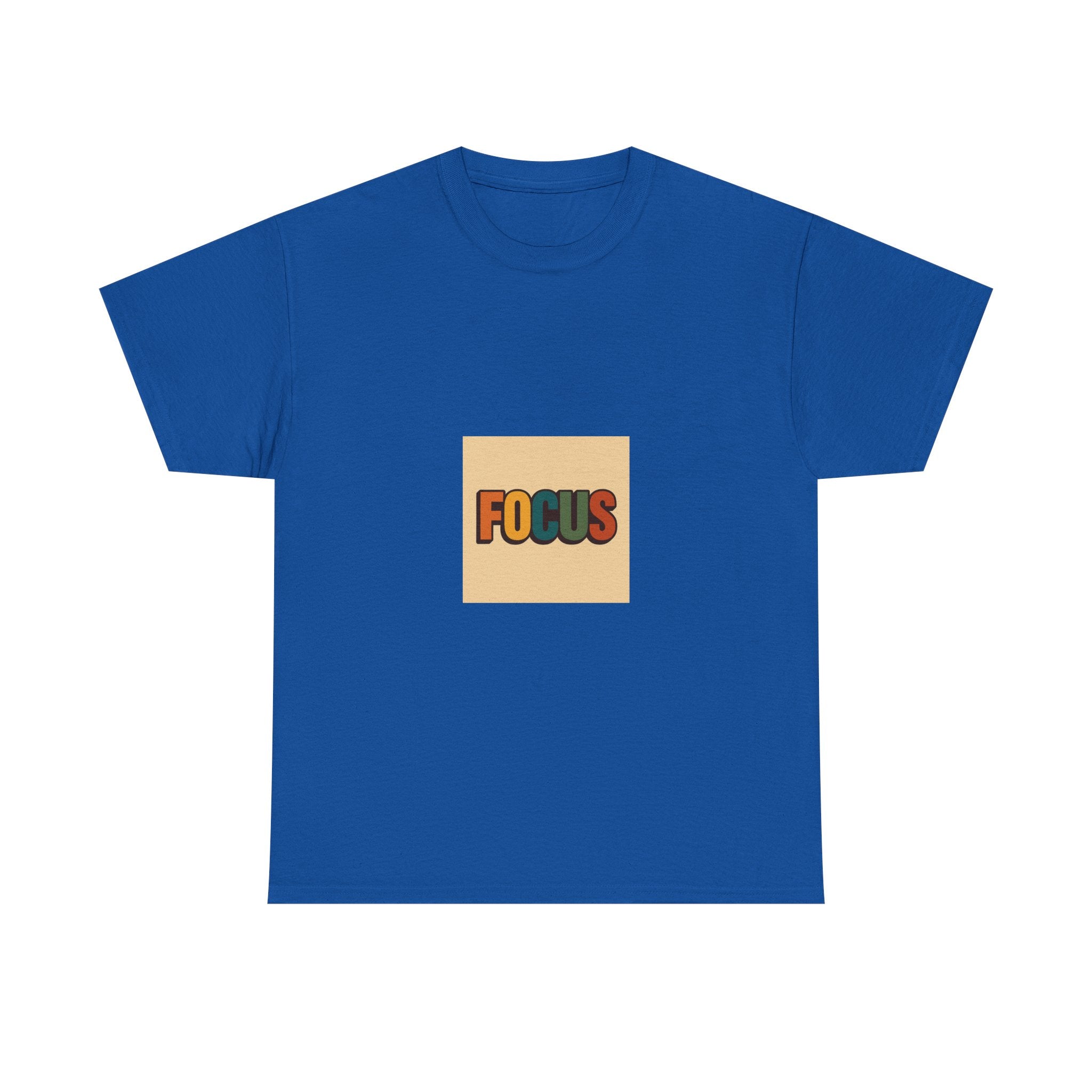 Focus Graphic Tee — Minimalist Motivational Cotton T-Shirt