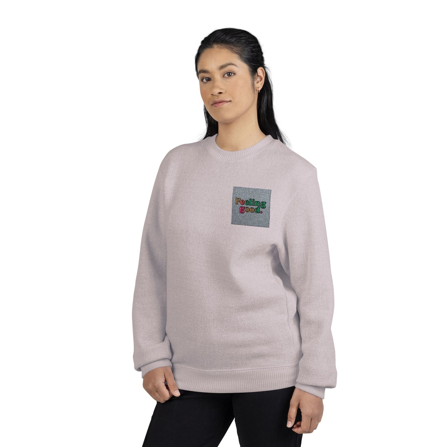 Nantucket Embroidered Crewneck Sweatshirt — Cozy Coastal Logo Pullover