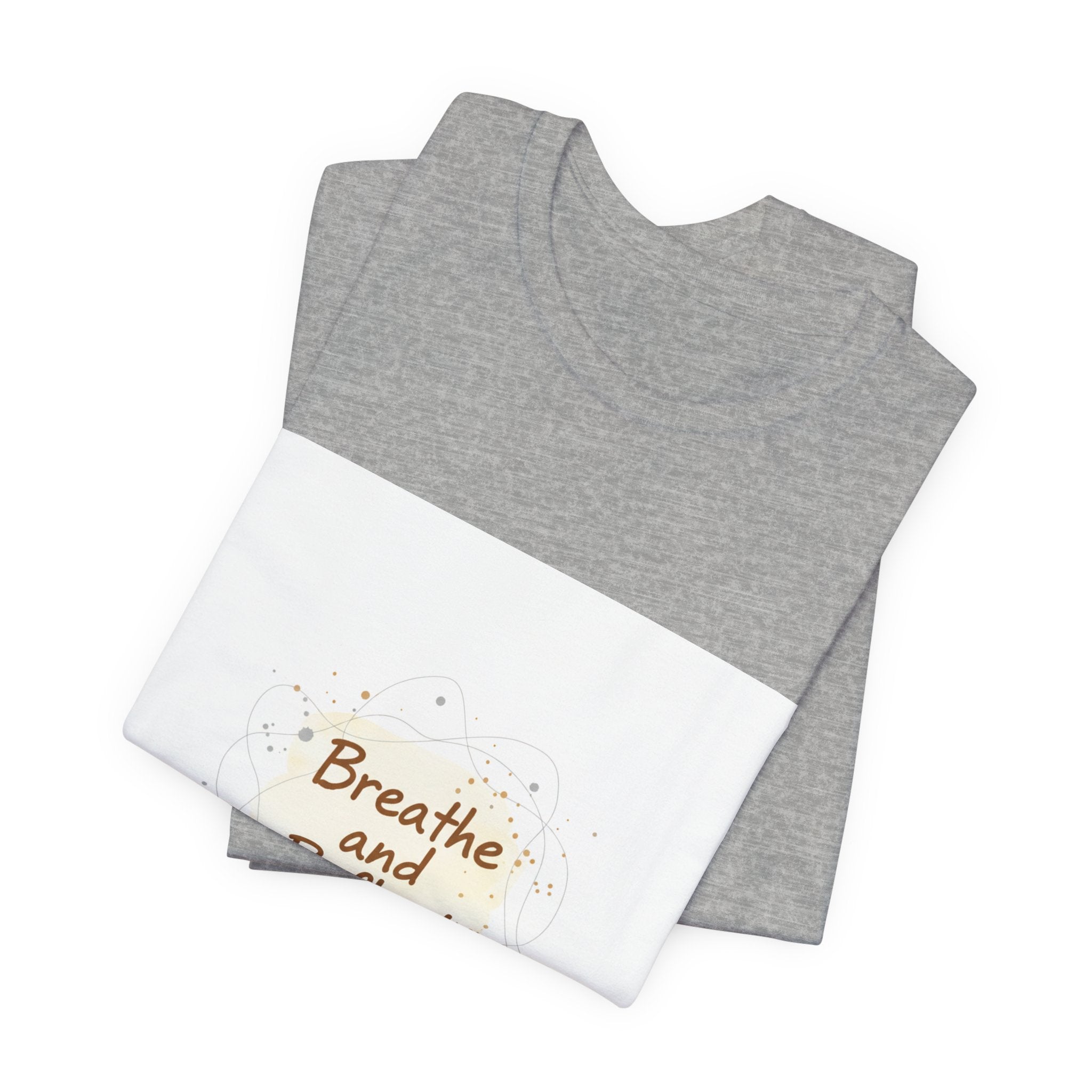 Breathe and Reflect Tee | note to self shirt, handwritten reminder