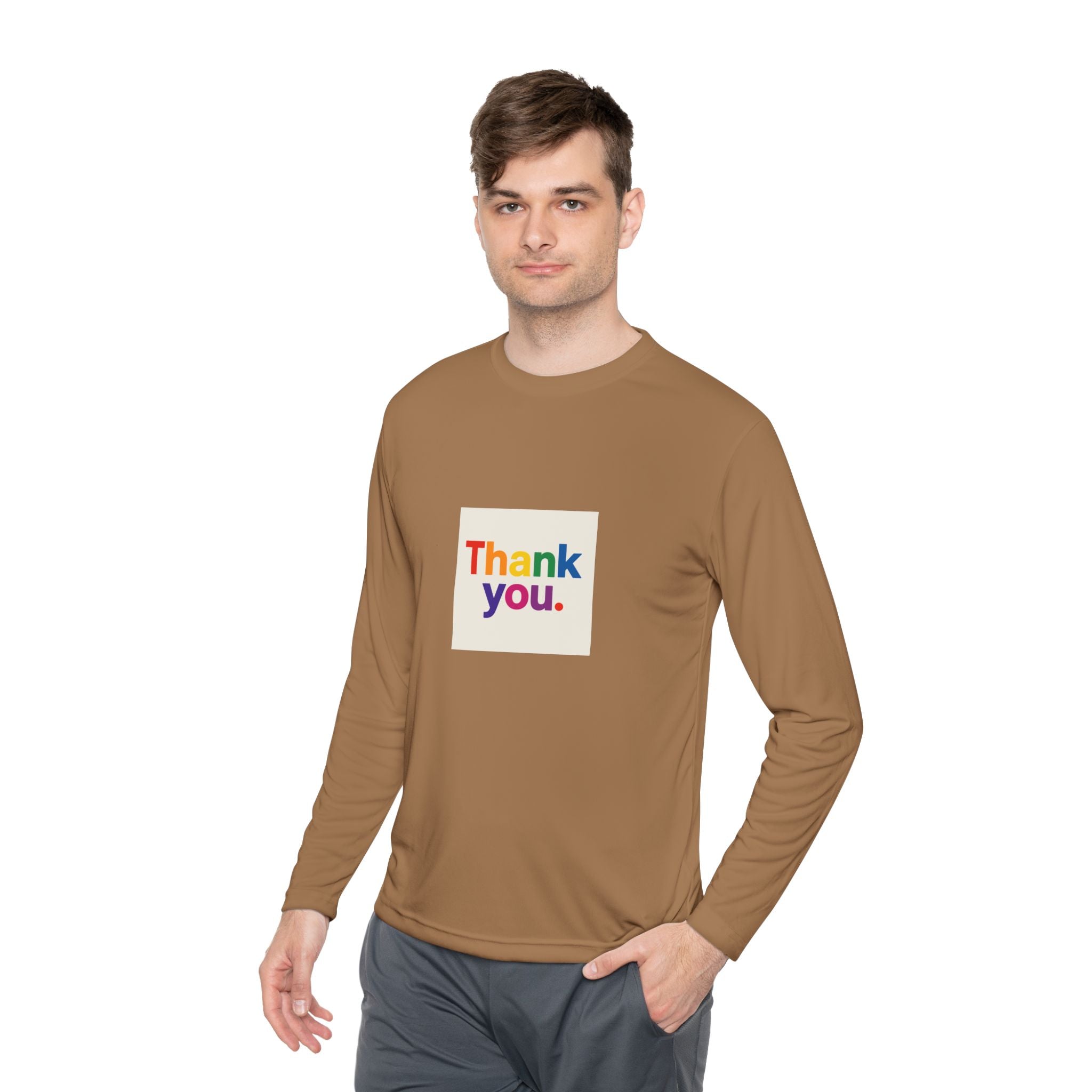 Thank You Rainbow Long Sleeve Tee
