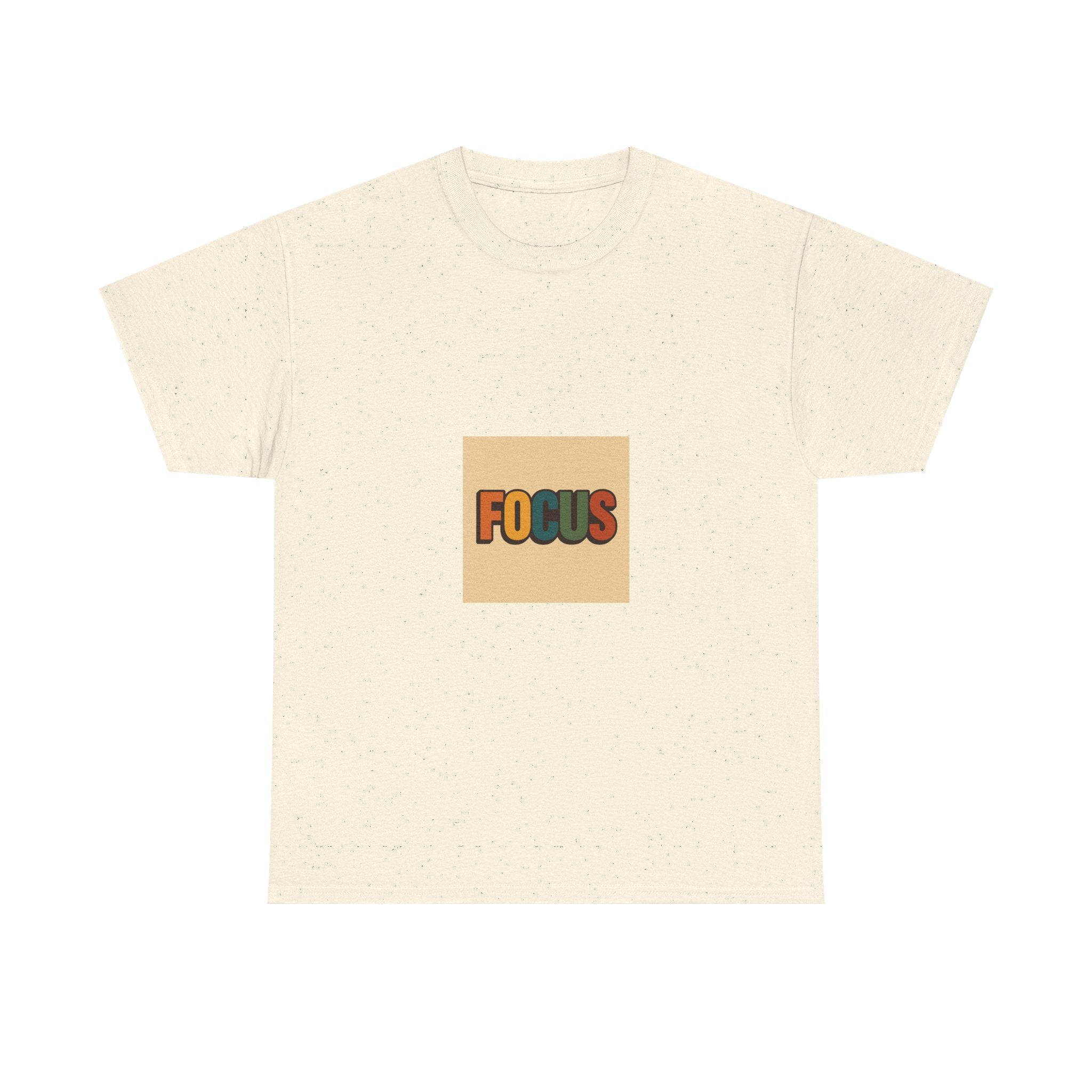 Focus Graphic Tee — Minimalist Motivational Cotton T-Shirt