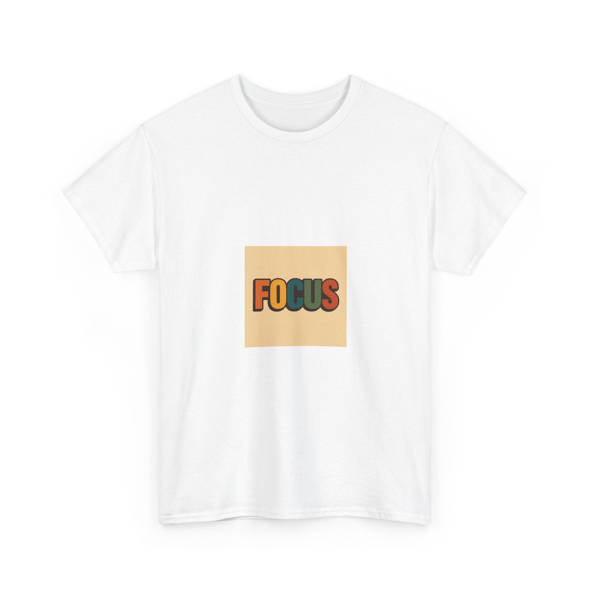Focus Graphic Tee — Minimalist Motivational Cotton T-Shirt