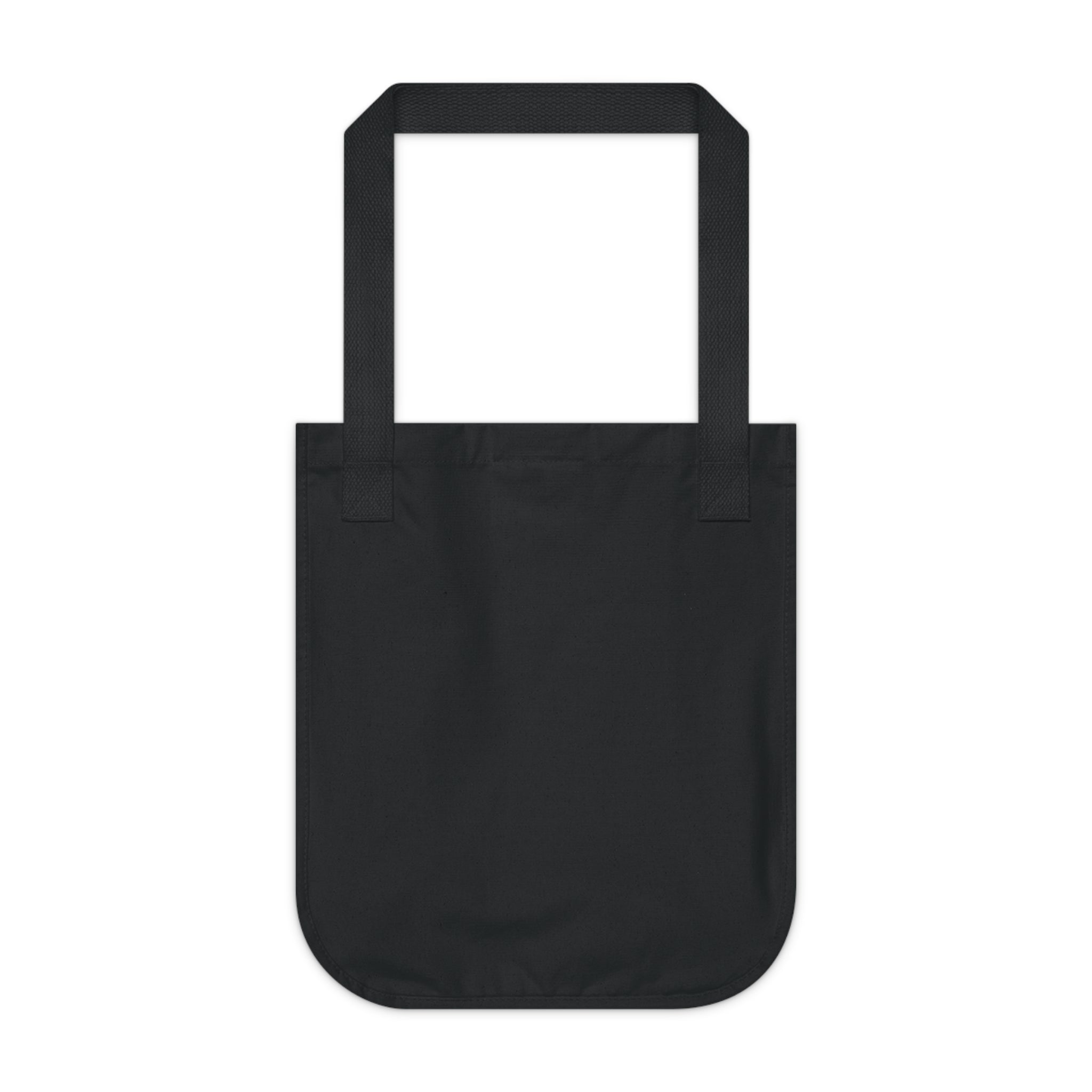 Quiet Square Canvas Tote — Minimalist Organic Grocery & Book Bag