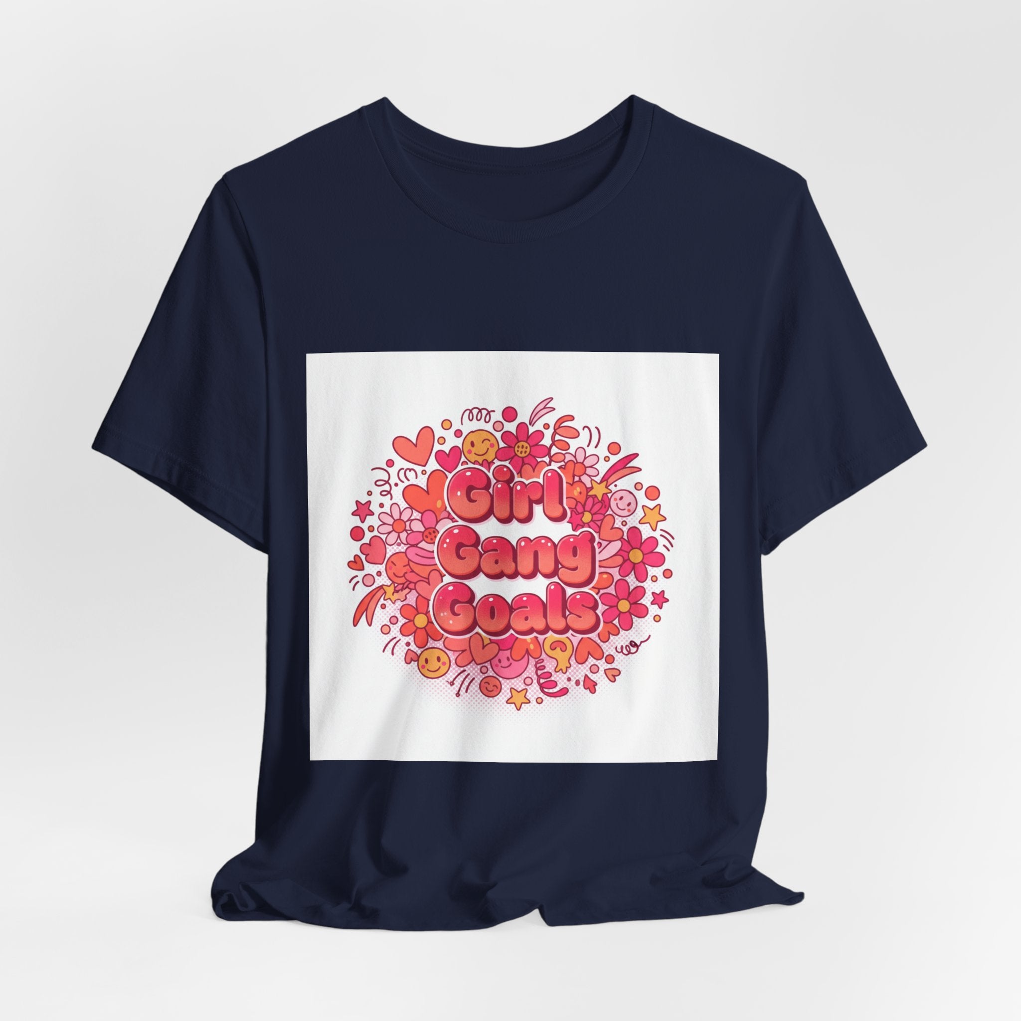 Girl Gang Goals Tee | Galentine's Squad Vibes, Female Friendship Art