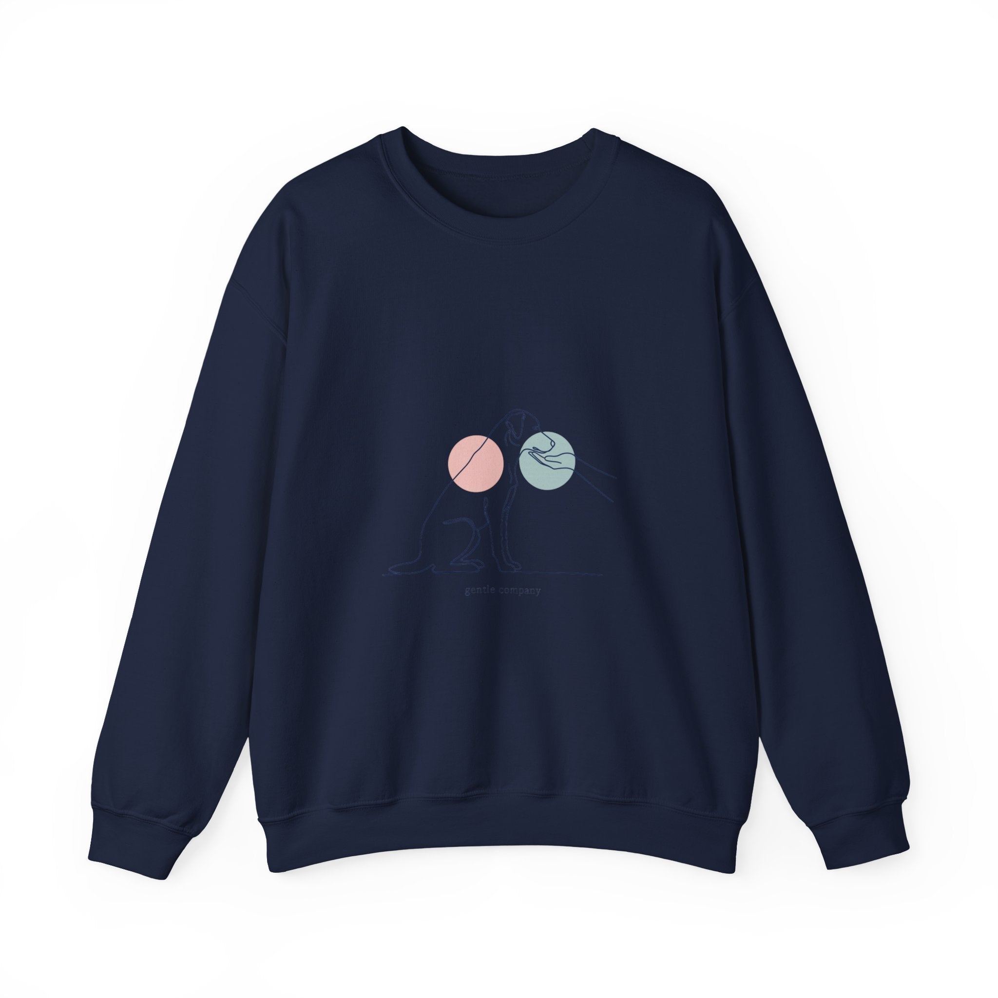 Minimal One-Line Dog Outline Sweatshirt | Minimal Pet Art, Pet Outline Design