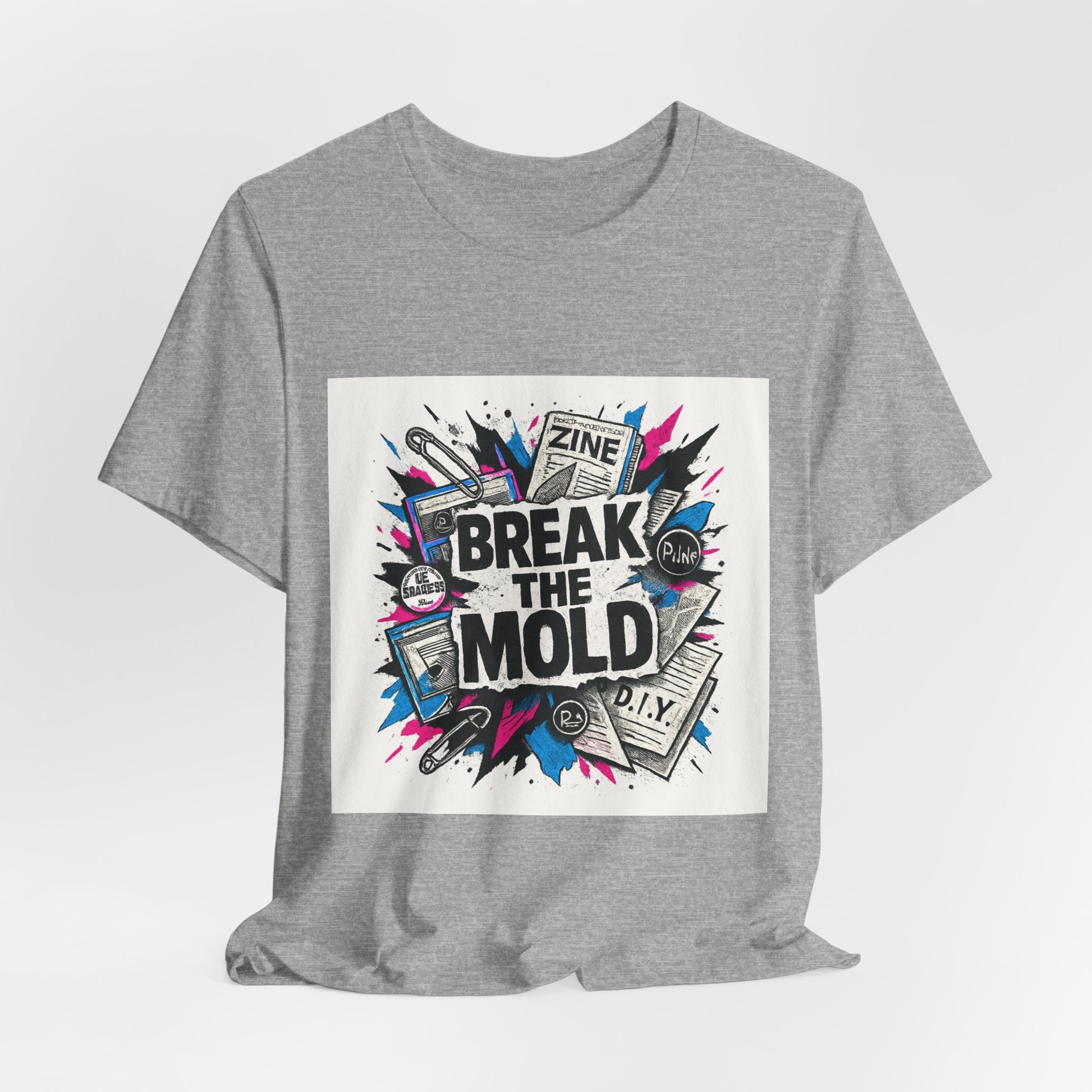 Break the Mold T‑Shirt — Graphic DIY Punk Pop Art Tee