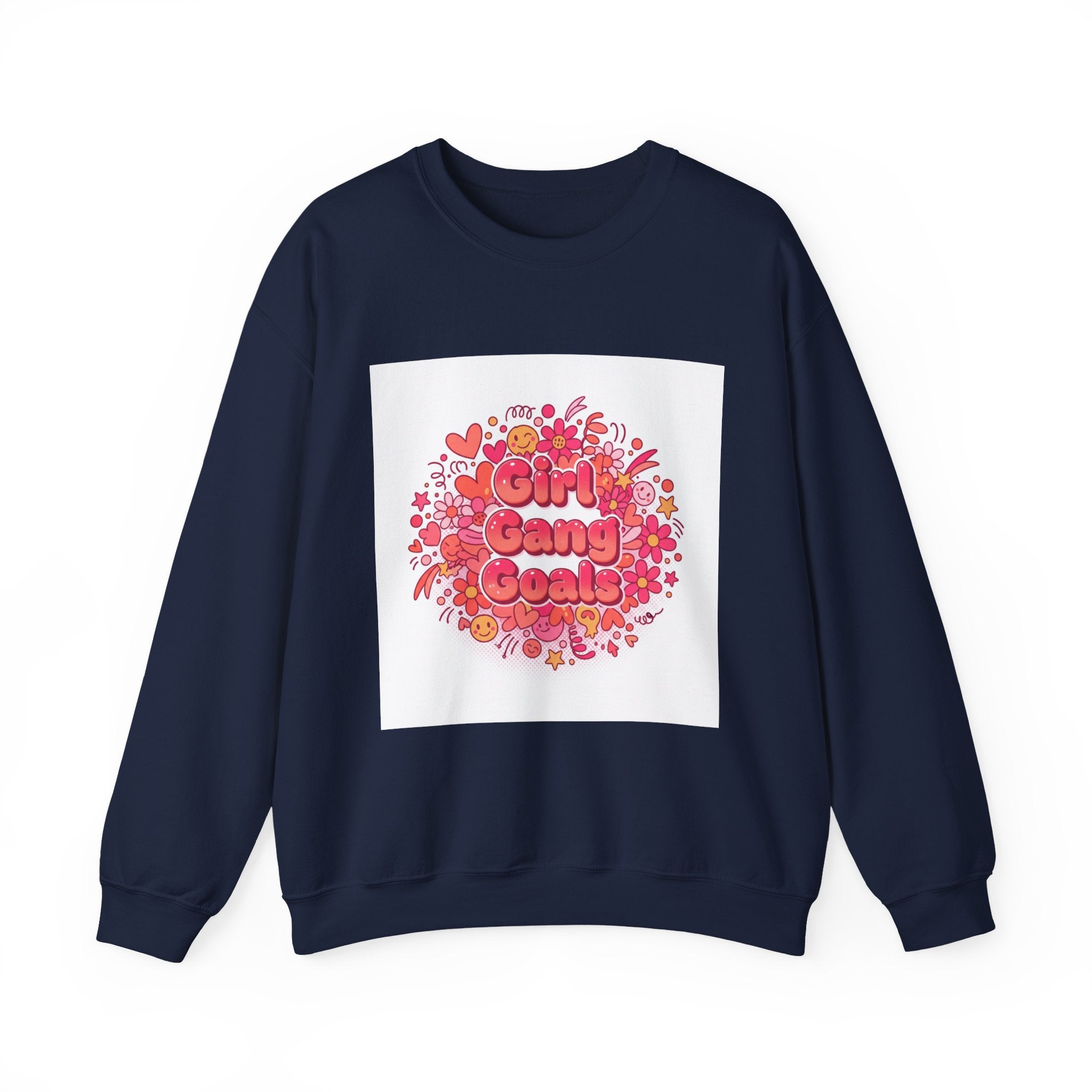 Girl Gang Goals Crewneck Sweatshirt | Galentine’s Squad Vibes, Female Friendship