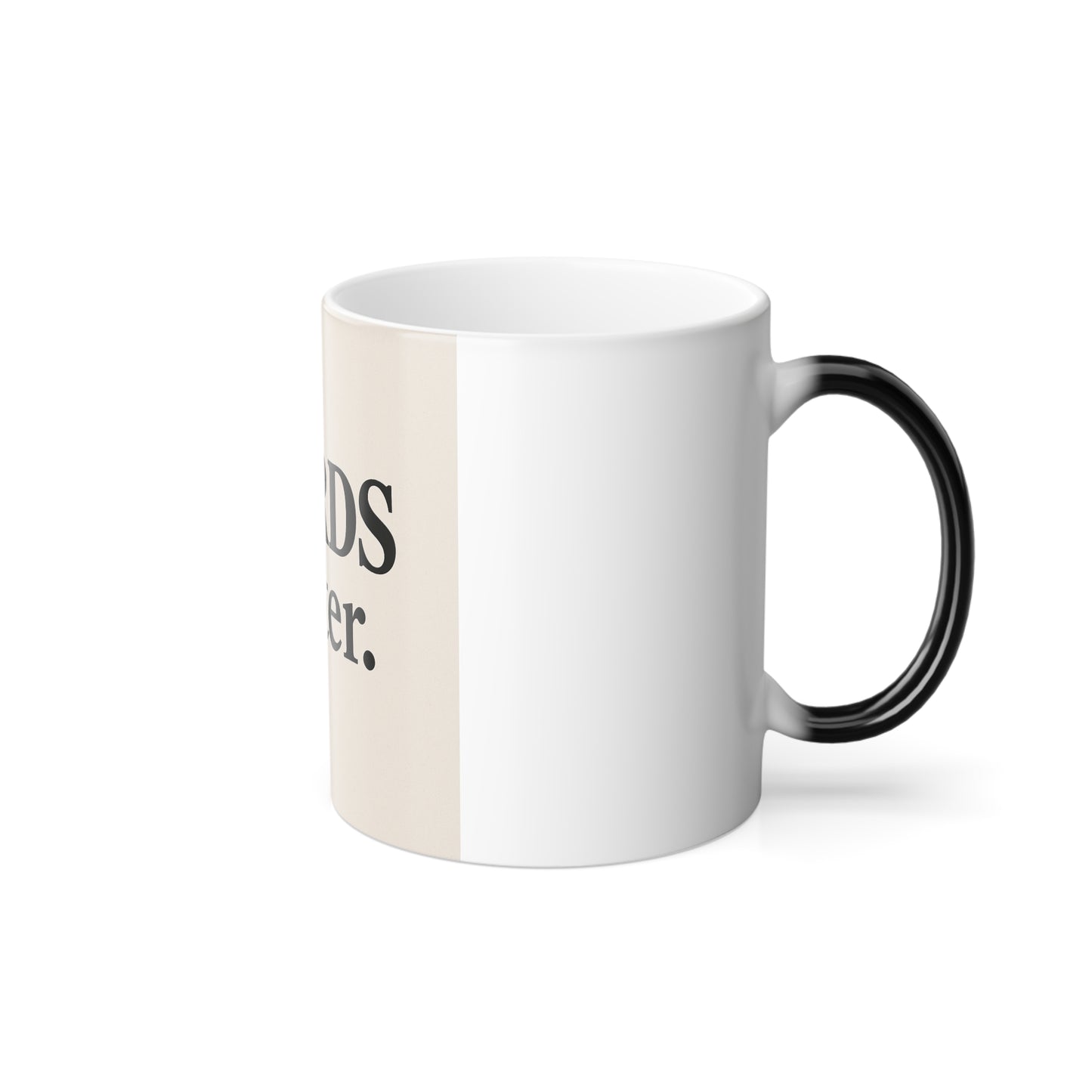 Words Matter Color-Changing Mug — 11oz Inspirational Coffee Cup