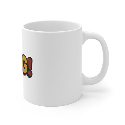 OMG! Colorful Retro Text Mug — Funny 11oz Coffee Cup