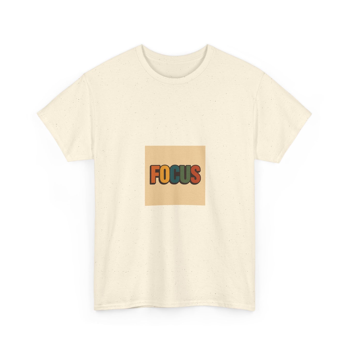 Focus Graphic Tee — Minimalist Motivational Cotton T-Shirt