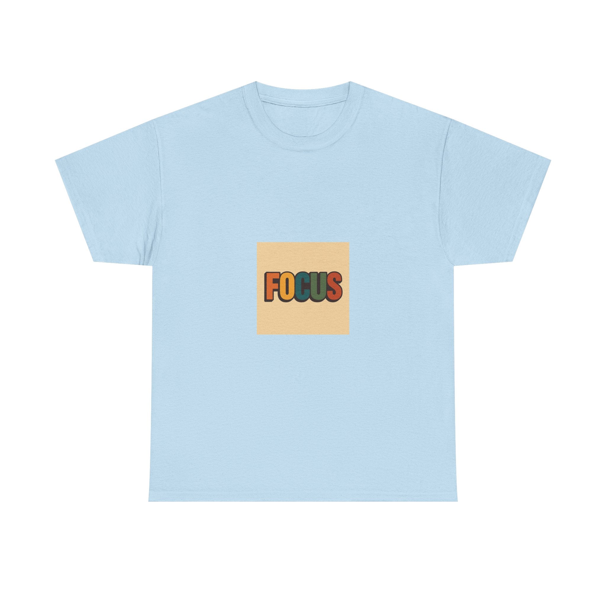 Focus Graphic Tee — Minimalist Motivational Cotton T-Shirt