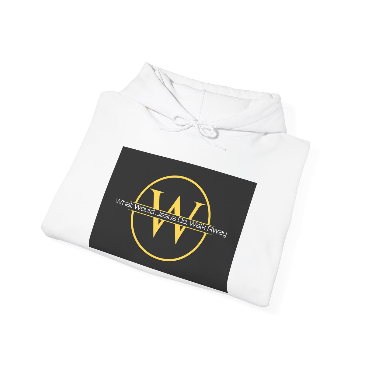Worthy Warriors Logo Hoodie — Gold W Emblem on Black Rectangle