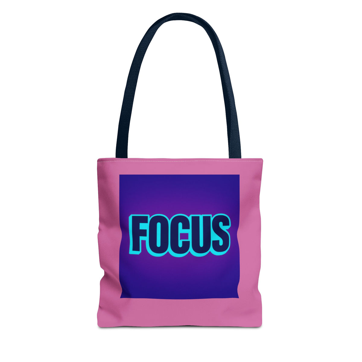 Focus Tote Bag — Motivational Pink Everyday Shopper