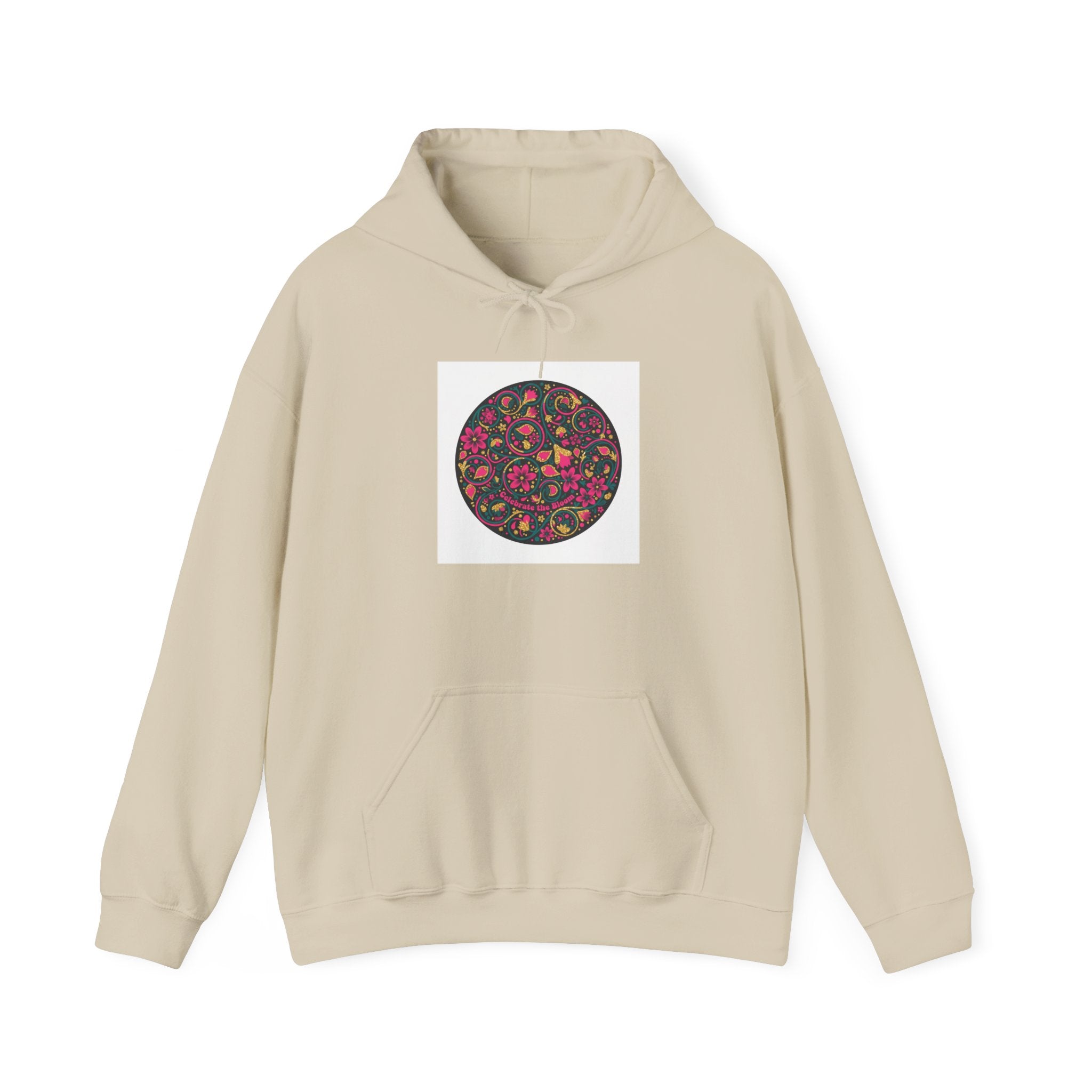 Disco Floral Paisley Hoodie | 70s Revival Maximalist Boho