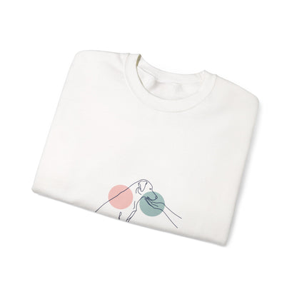 Minimal One-Line Dog Outline Sweatshirt | Minimal Pet Art, Pet Outline Design