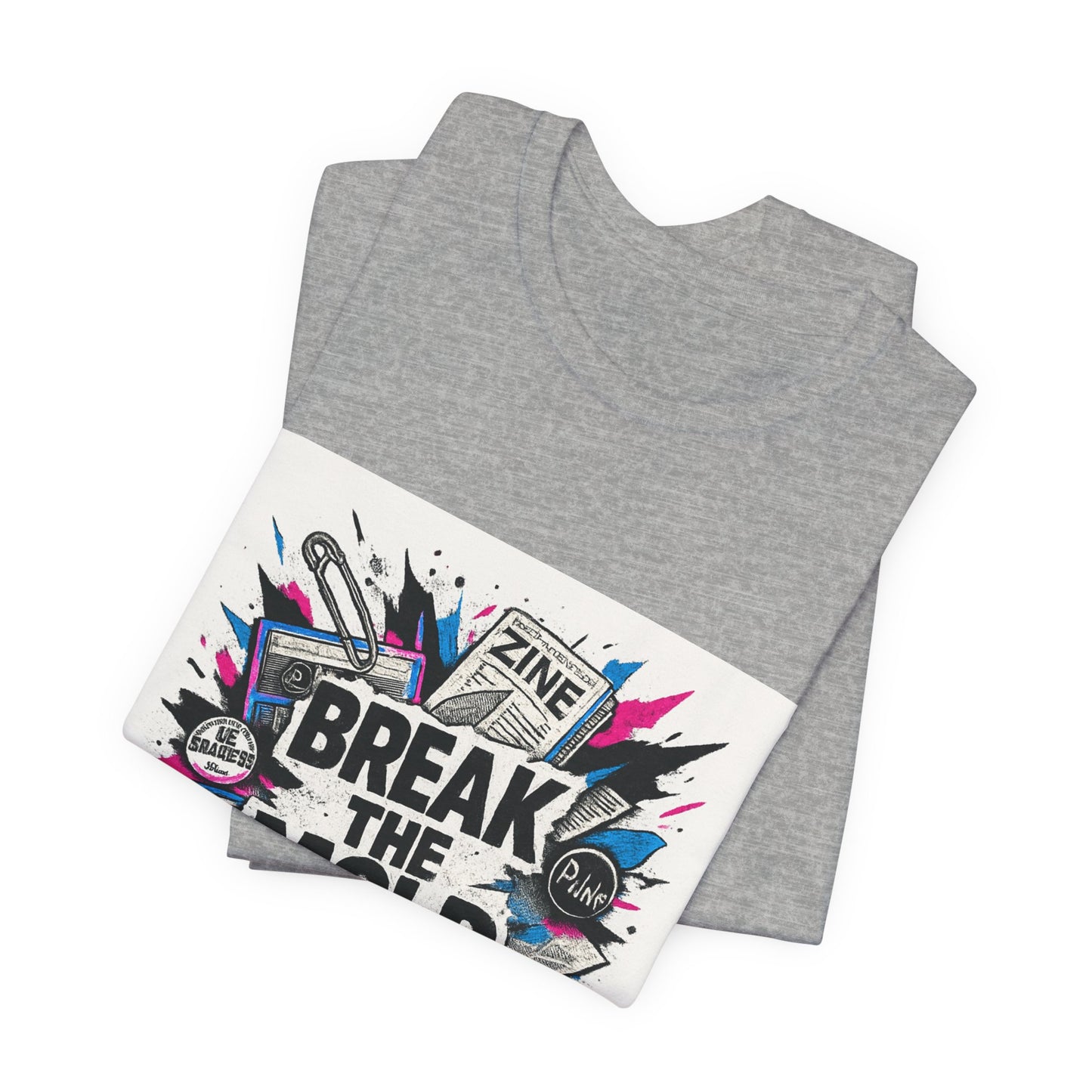 Break the Mold T‑Shirt — Graphic DIY Punk Pop Art Tee