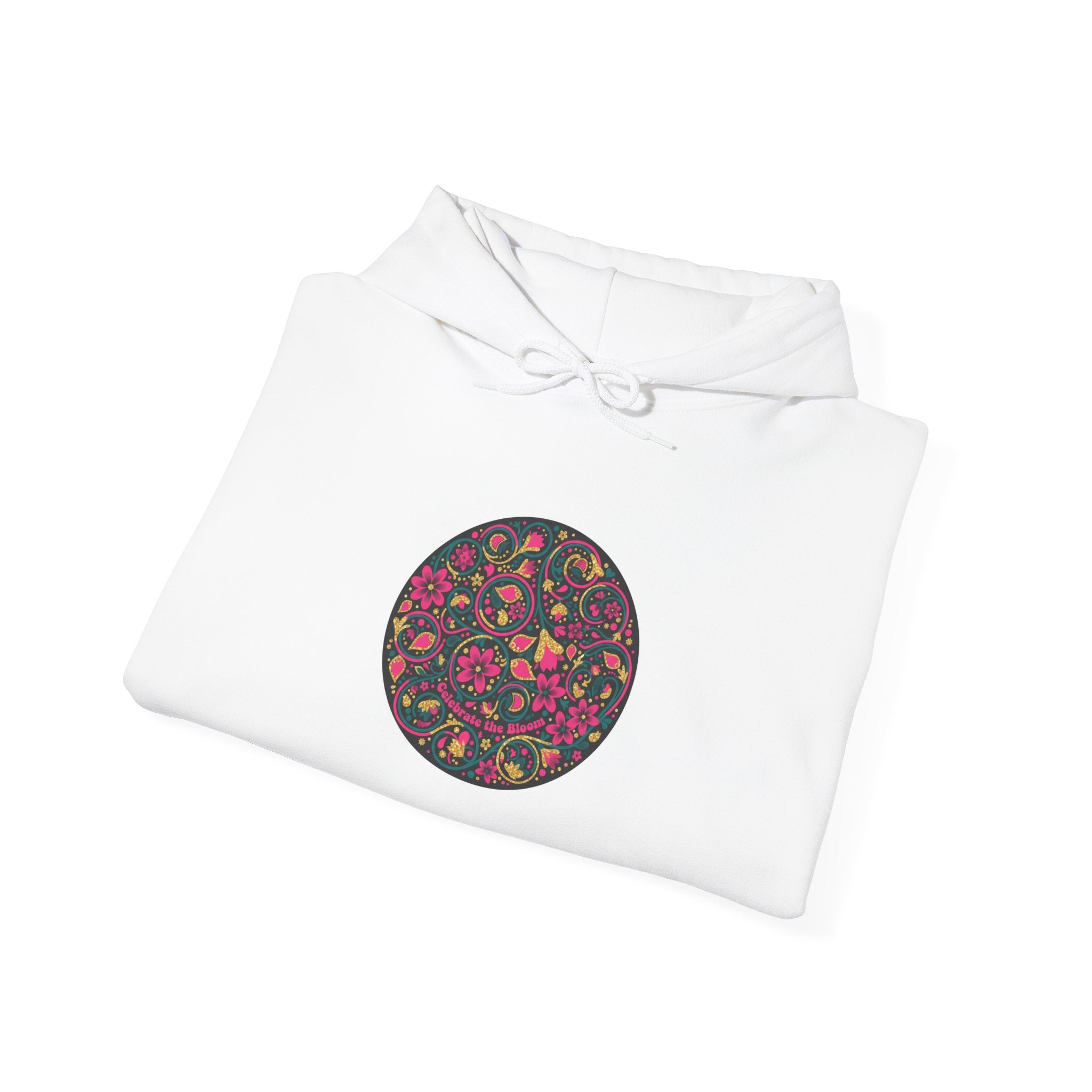 Disco Floral Paisley Hoodie | 70s Revival Maximalist Boho