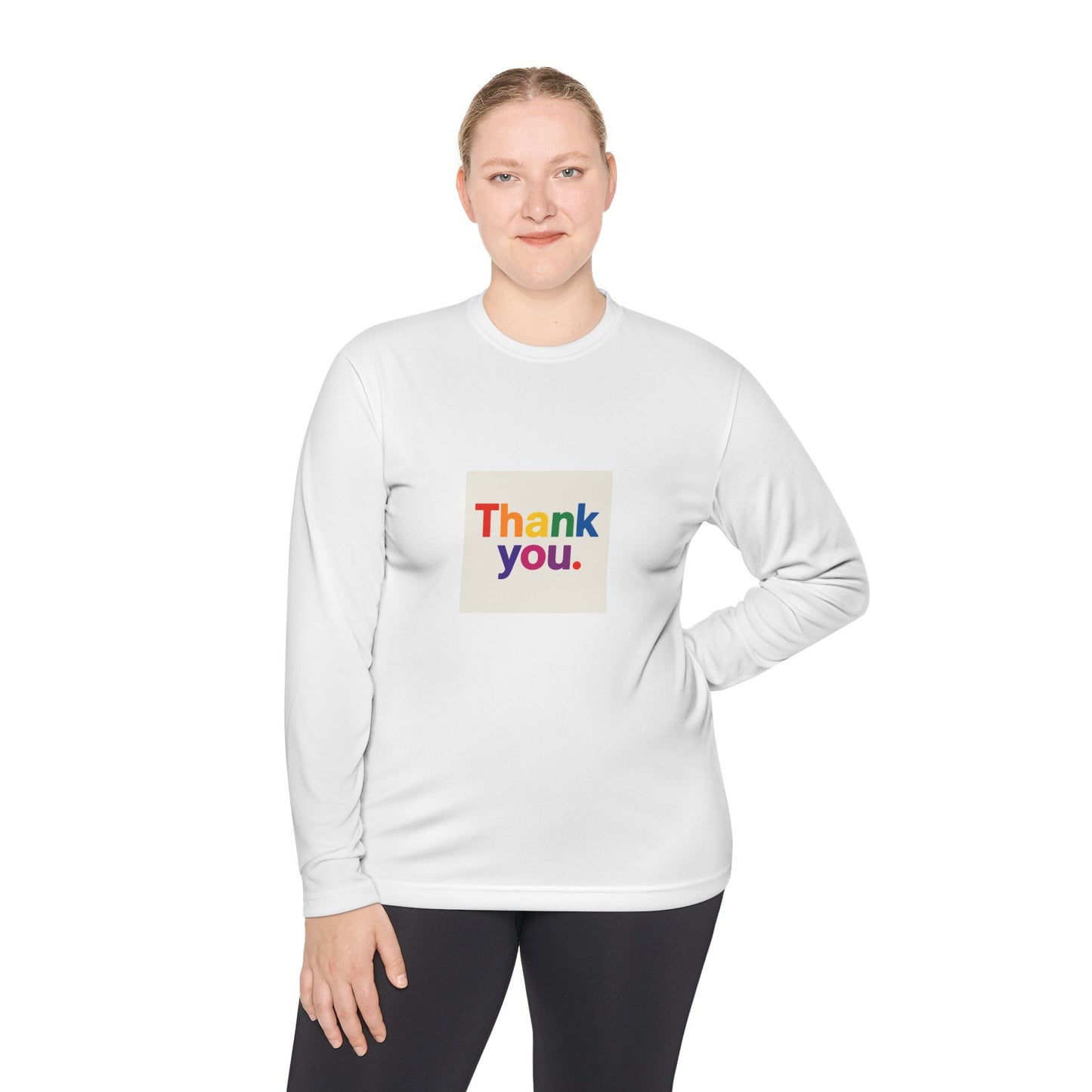 Thank You Rainbow Long Sleeve Tee