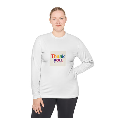 Thank You Rainbow Long Sleeve Tee