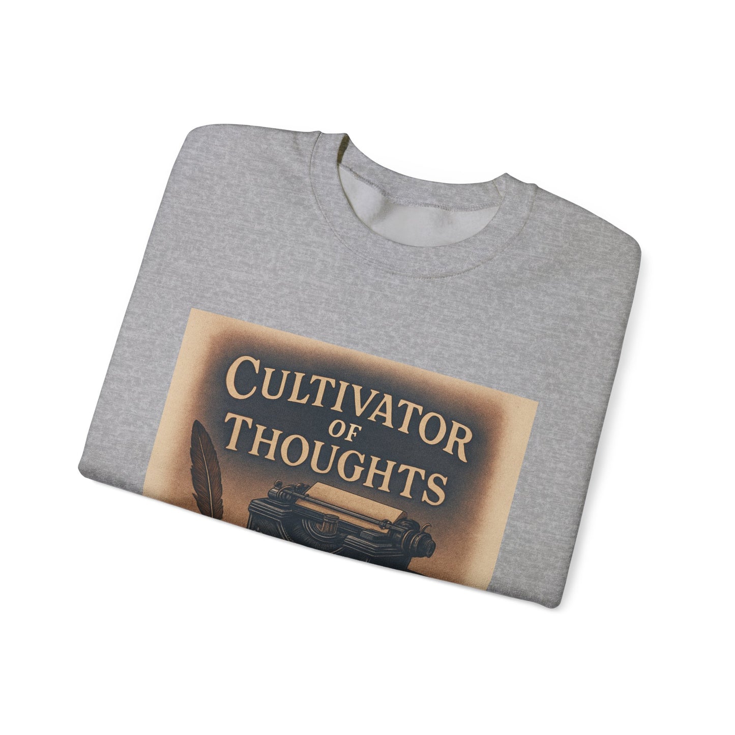Cultivator of Thoughts Sweatshirt - Typewriter Writer Crewneck