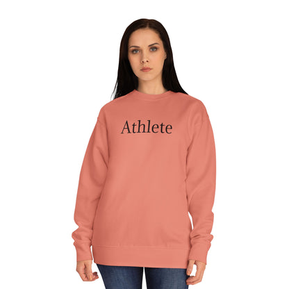 Athlete Crewneck Sweatshirt — Minimal Athletic Graphic Pullover