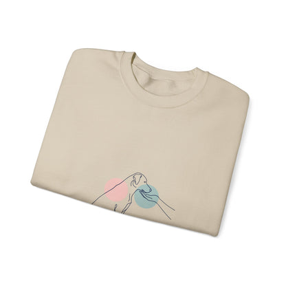 Minimal One-Line Dog Outline Sweatshirt | Minimal Pet Art, Pet Outline Design