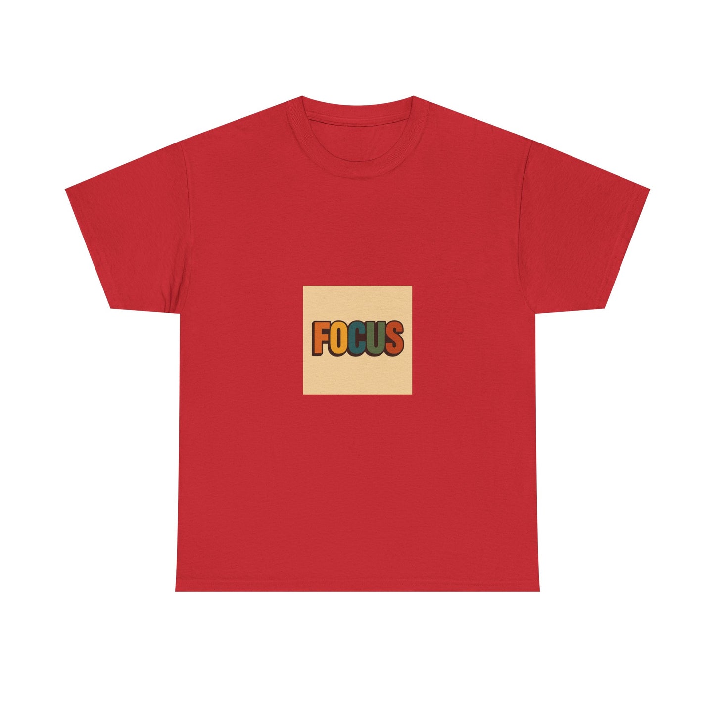 Focus Graphic Tee — Minimalist Motivational Cotton T-Shirt