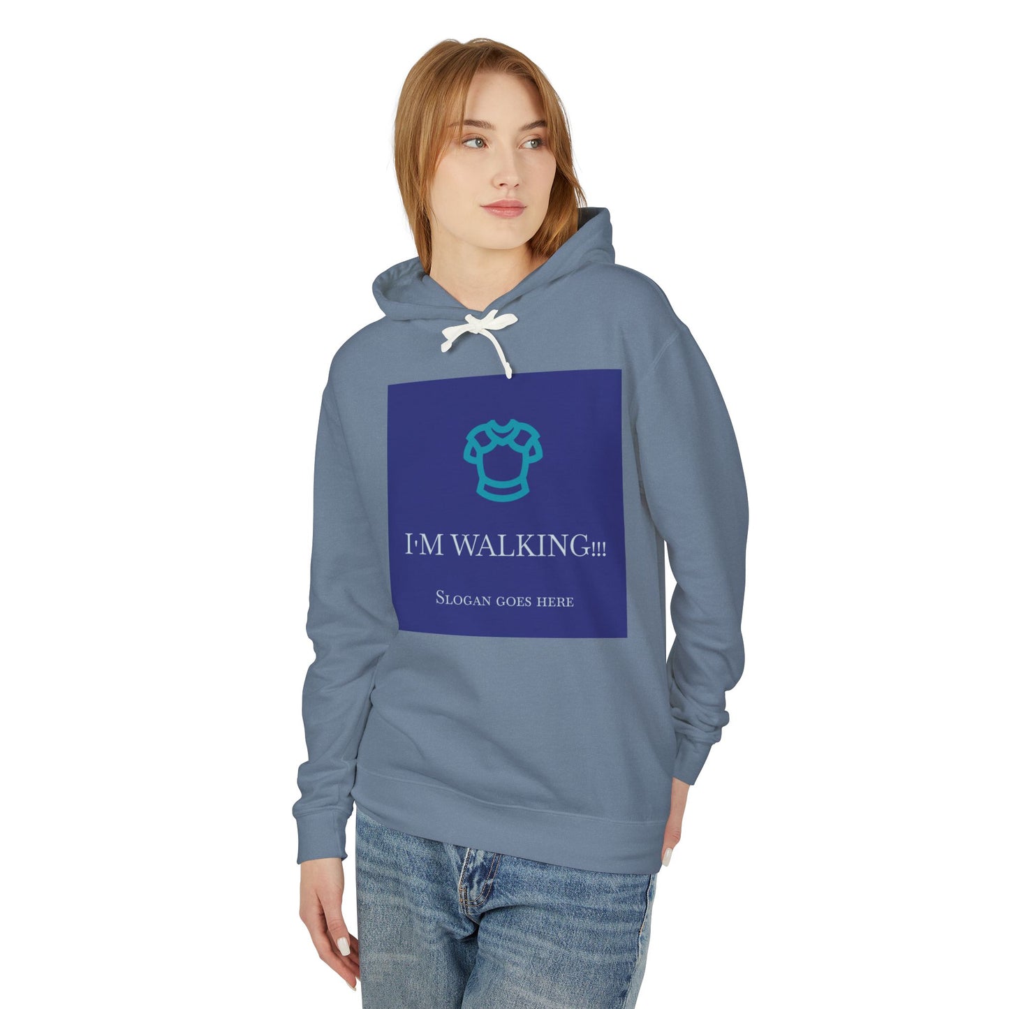 Walkathon Hoodie — "I'M WALKING!!!" Charity Event Sweatshirt