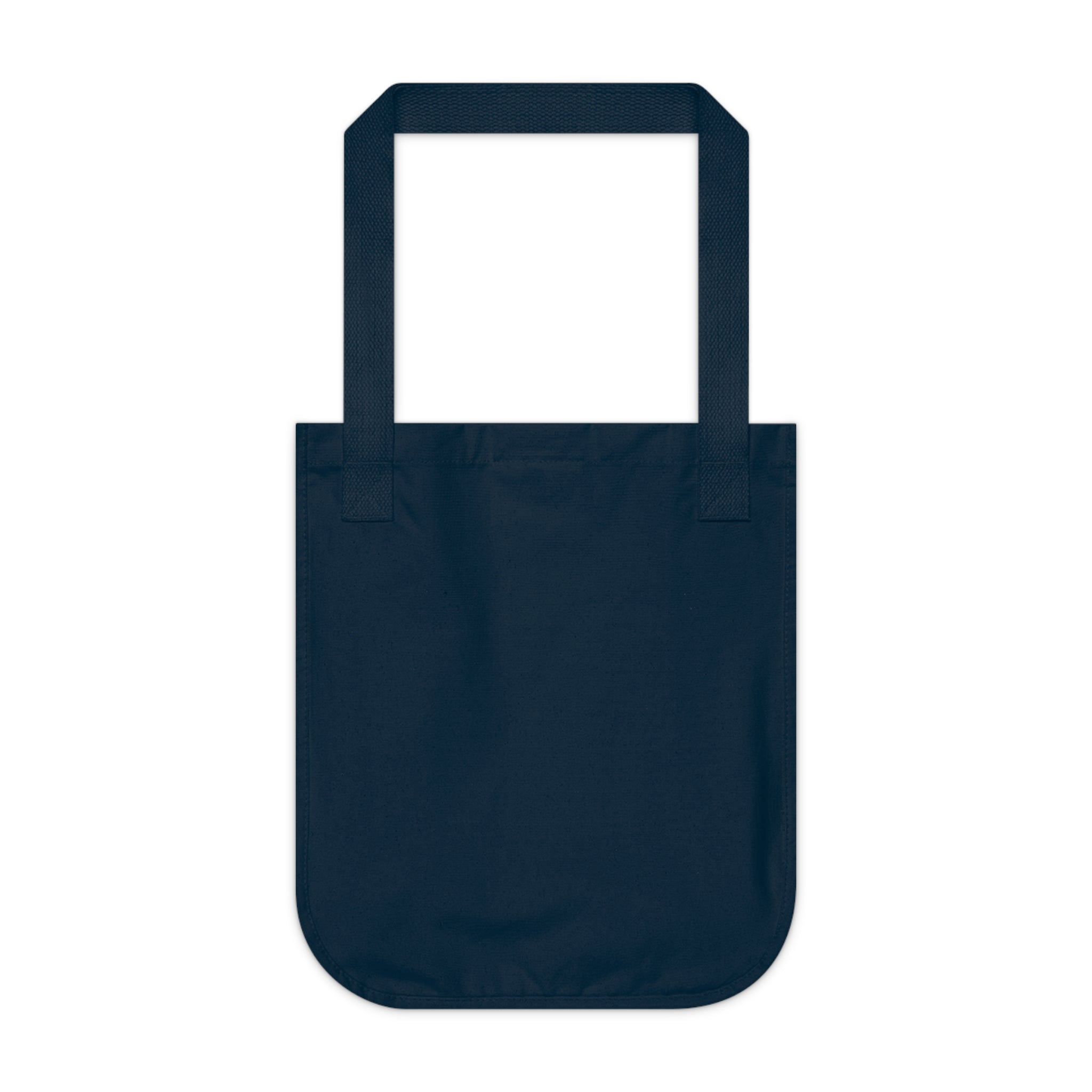 Quiet Square Canvas Tote — Minimalist Organic Grocery & Book Bag