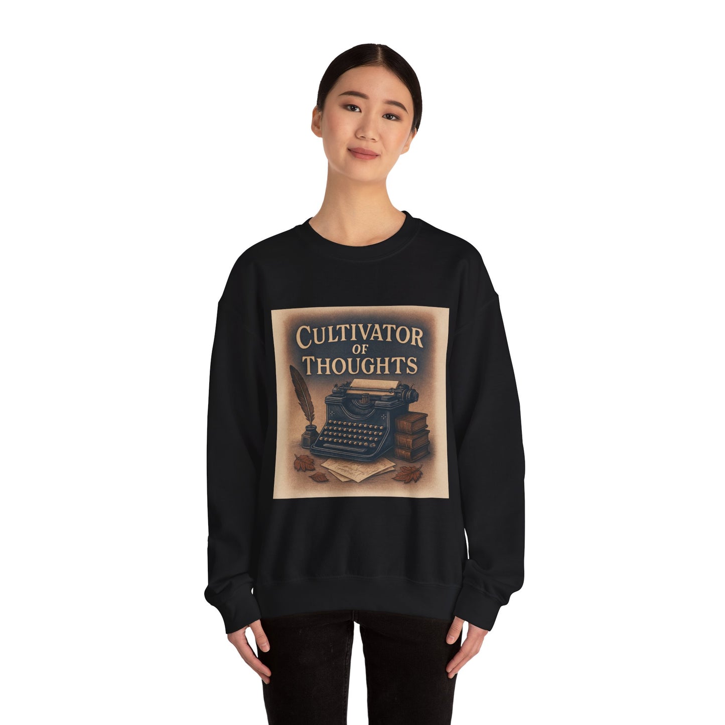 Cultivator of Thoughts Sweatshirt - Typewriter Writer Crewneck