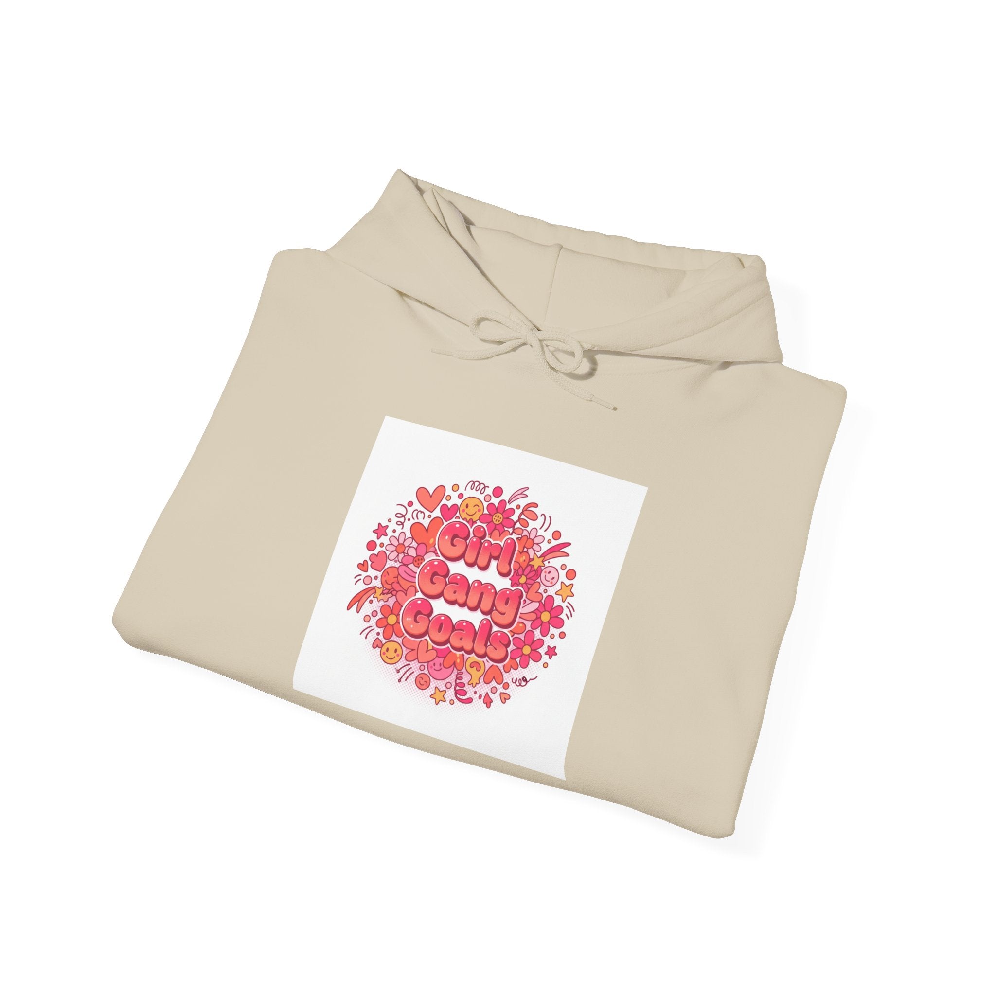 Galentine’s Squad Floral Circle Hoodie | Friendship-First, Brunch-Ready