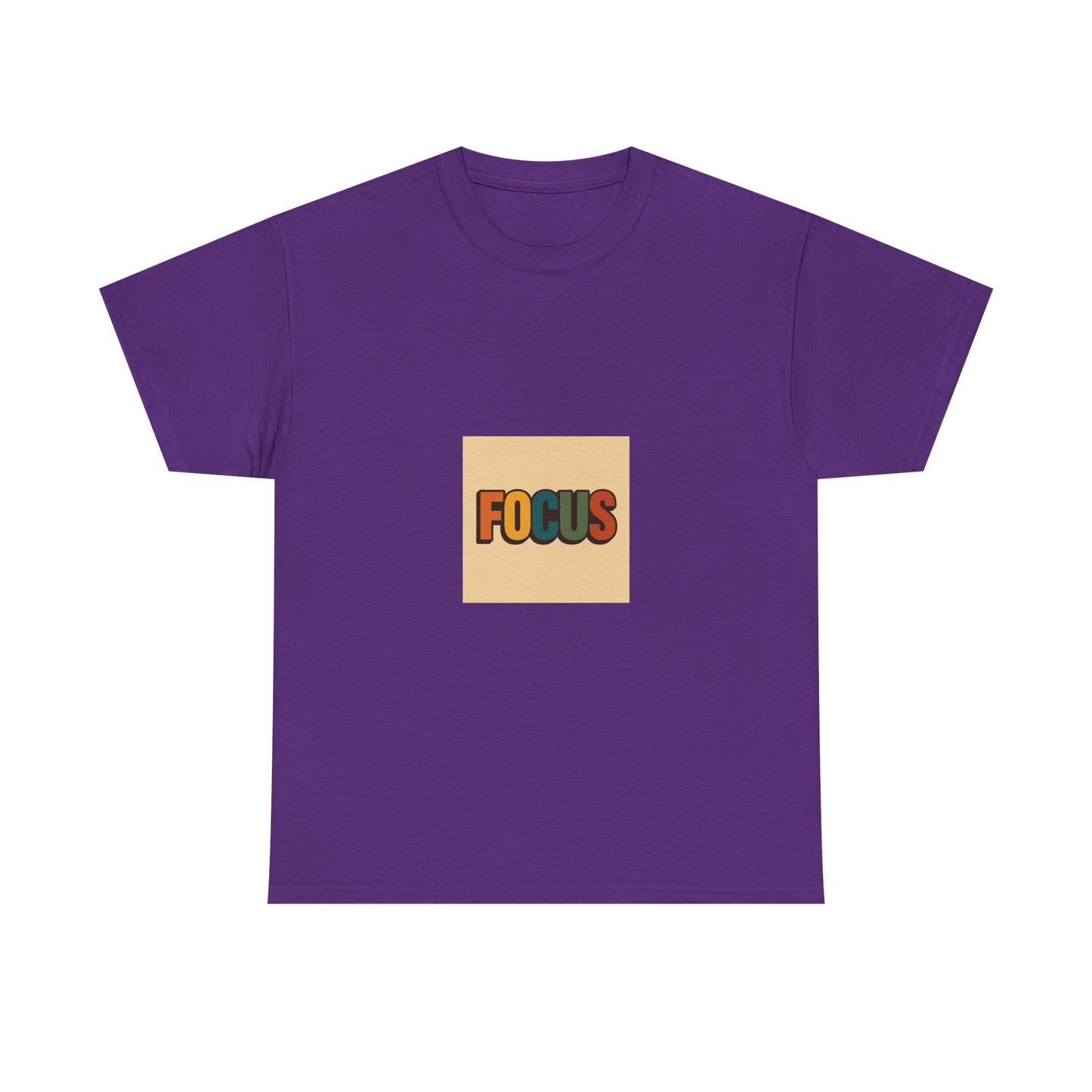 Focus Graphic Tee — Minimalist Motivational Cotton T-Shirt